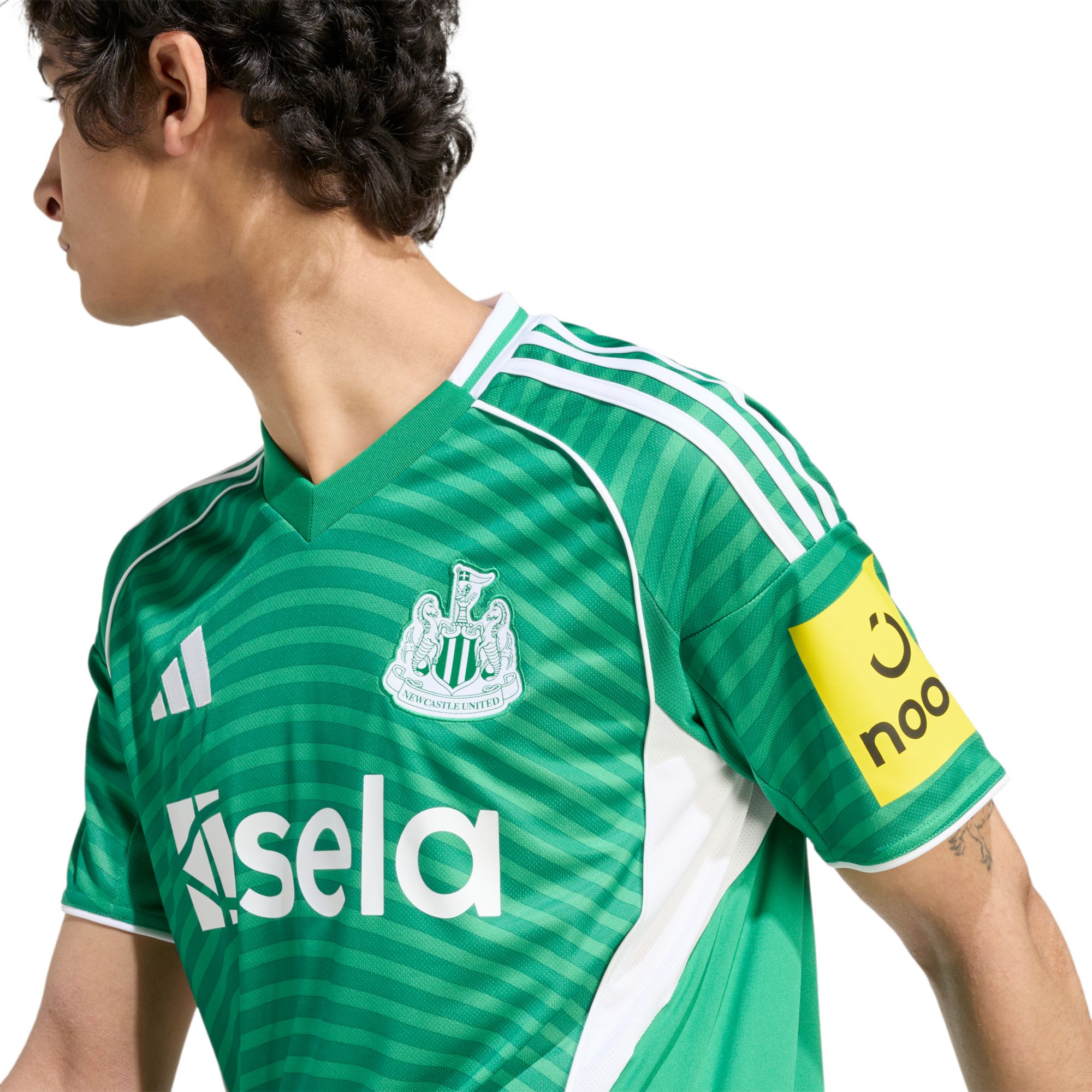 adidas Men's Newcastle 2025-26 Green Away Replica Jersey product image