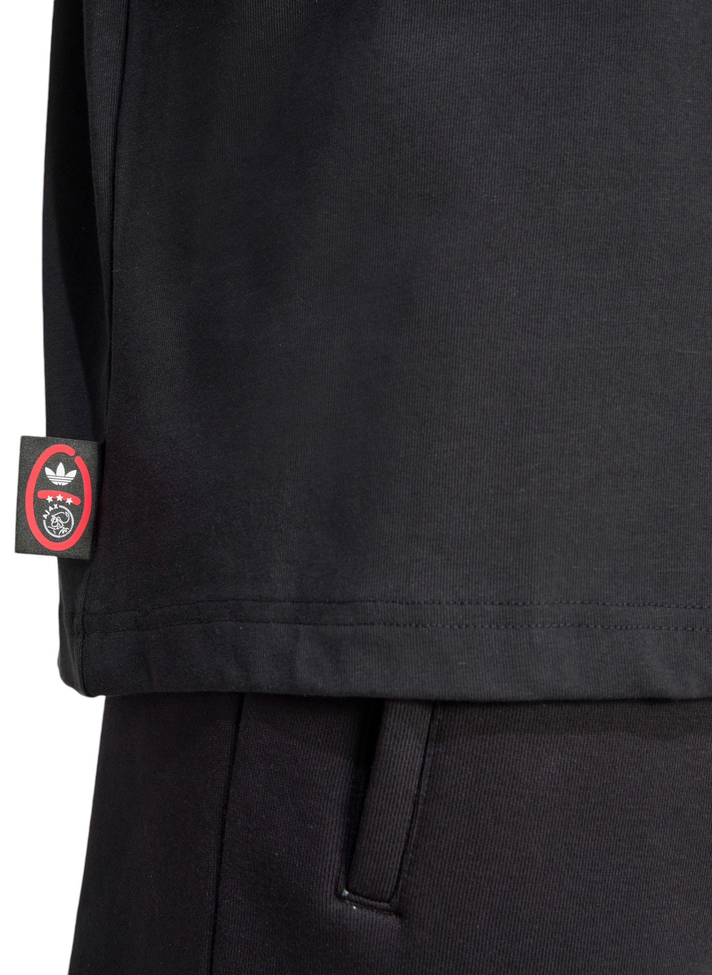 adidas Men's Ajax Amsterdam 2024 Black Multi-Graphic Long Sleeve T-Shirt product image