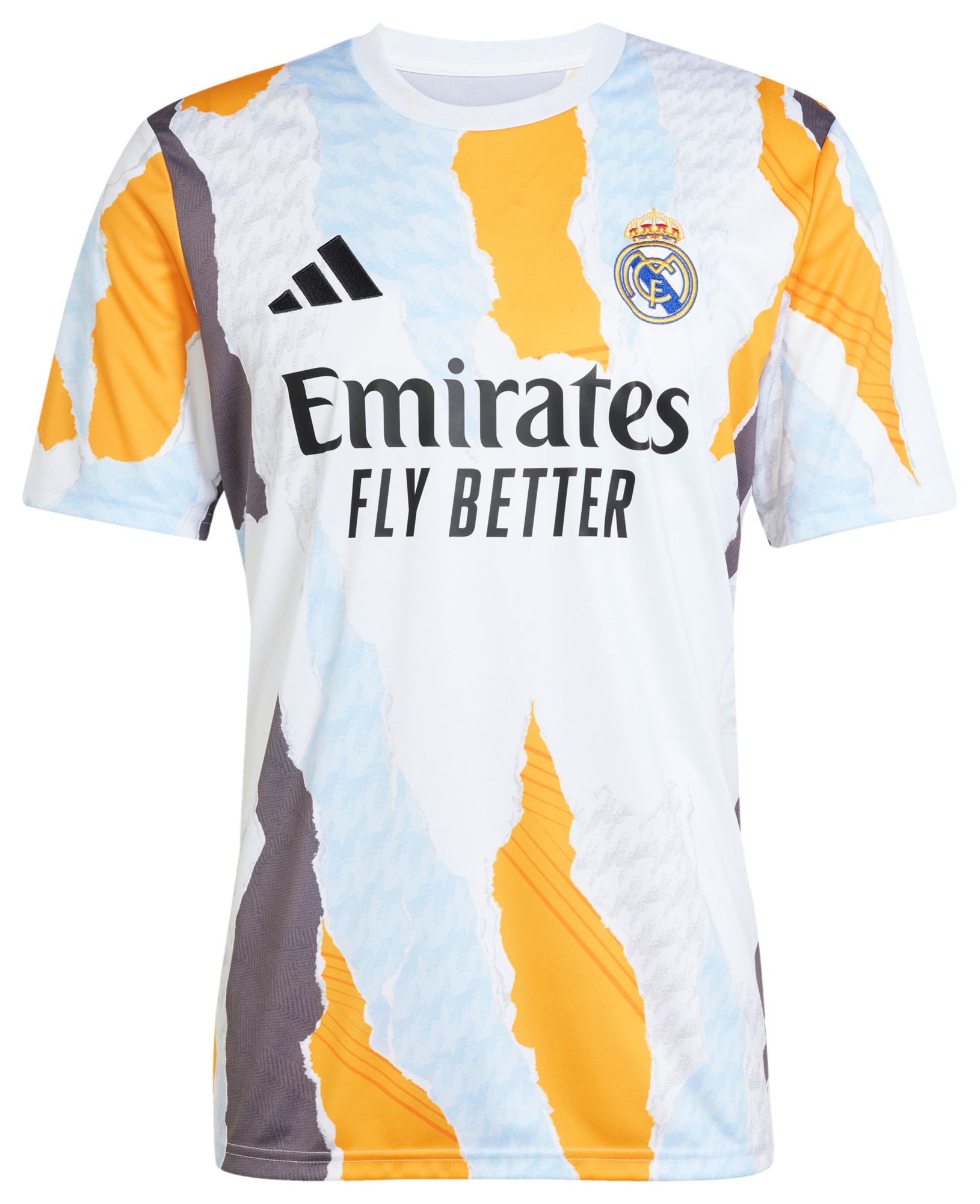 adidas Adult Real Madrid 2024 White Prematch Jersey product image
