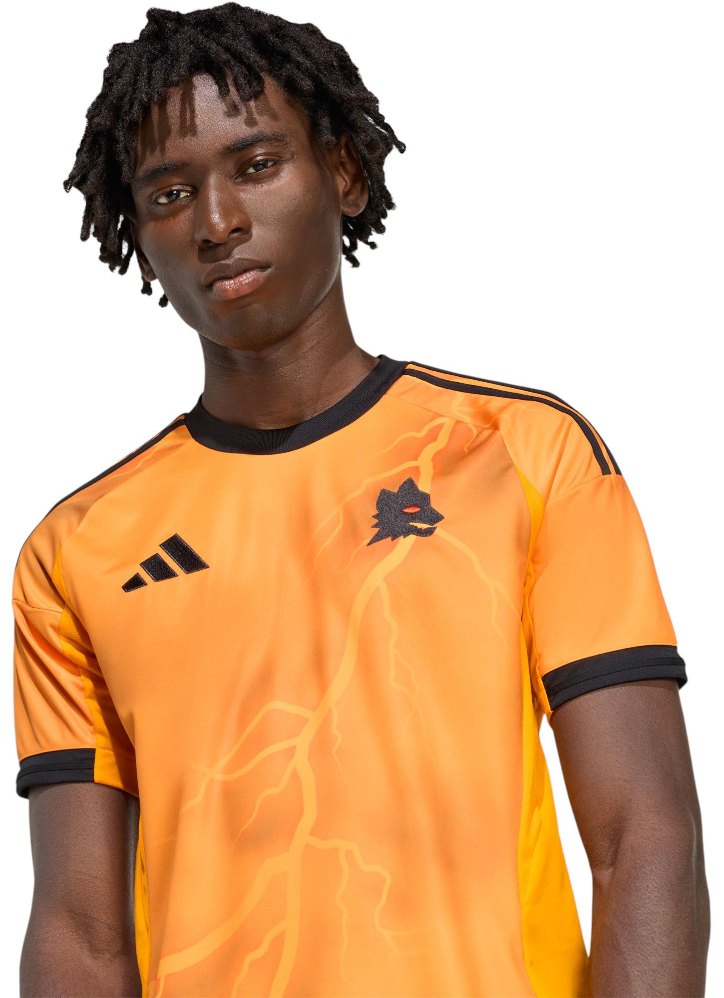 adidas Men's AS Roma 2025 Orange Away Replica Jersey product image