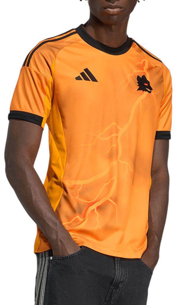 adidas Men's AS Roma 2025 Orange Away Replica Jersey product image