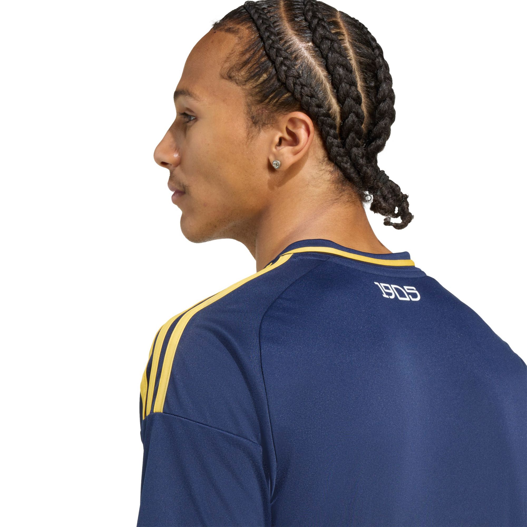 adidas Adult Boca Juniors 2025 Indigo Home Replica Jersey product image