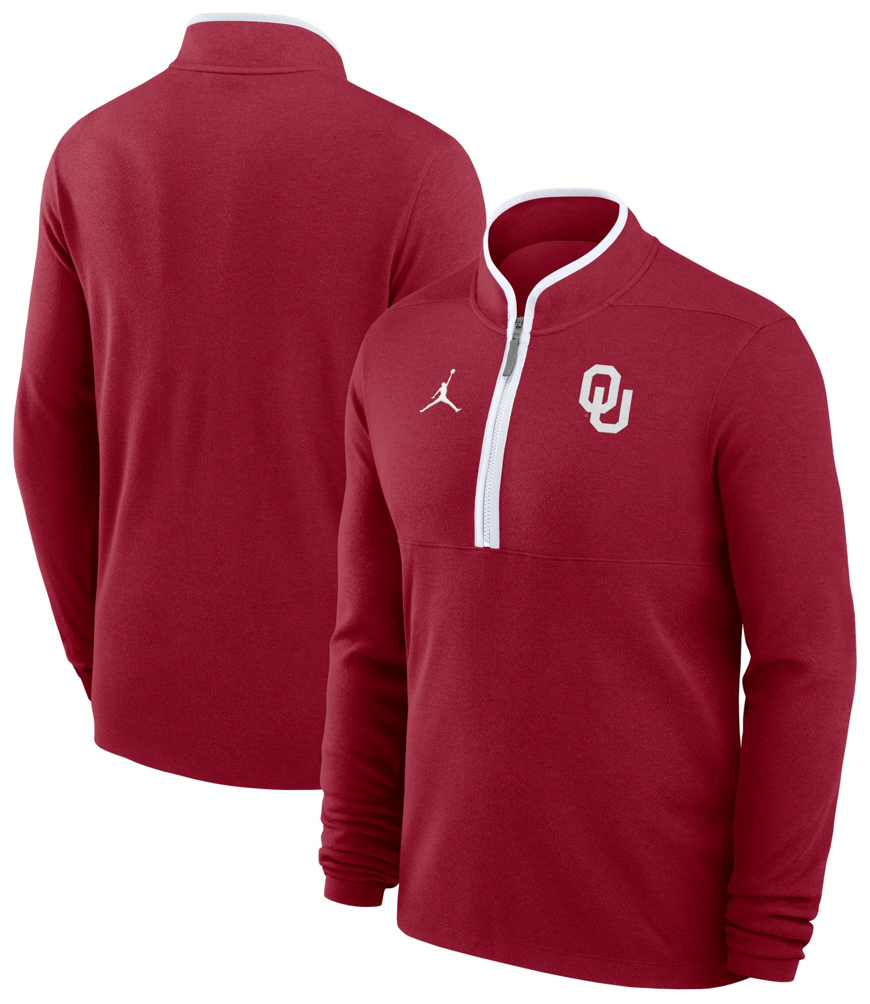 Jordan Men's Oklahoma Sooners Team Crimson Victory Half-Zip