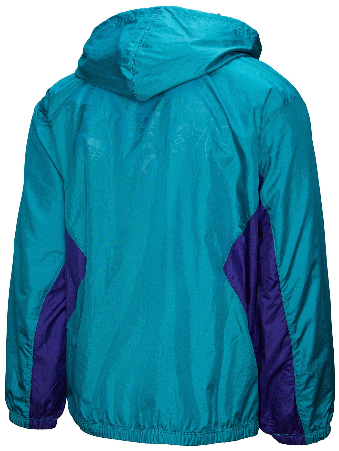 Mitchell & Ness Men's Charlotte Hornets Blue Playmaker Full-Zip Windbreaker product image