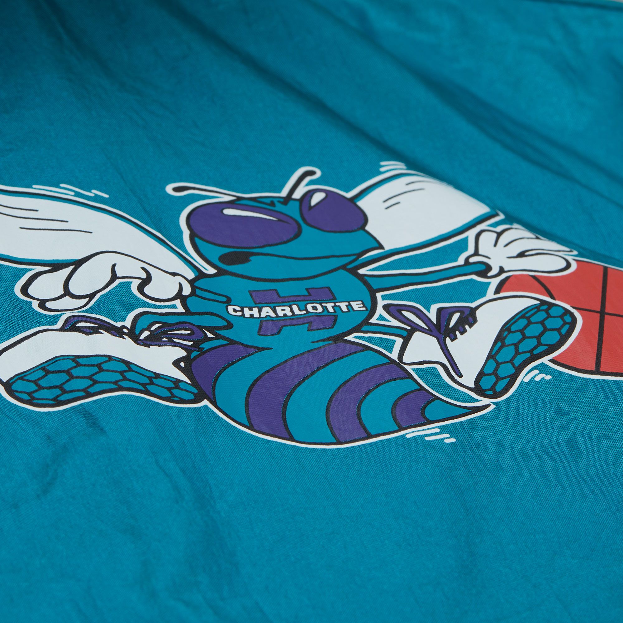 Mitchell & Ness Men's Charlotte Hornets Blue Playmaker Full-Zip Windbreaker product image