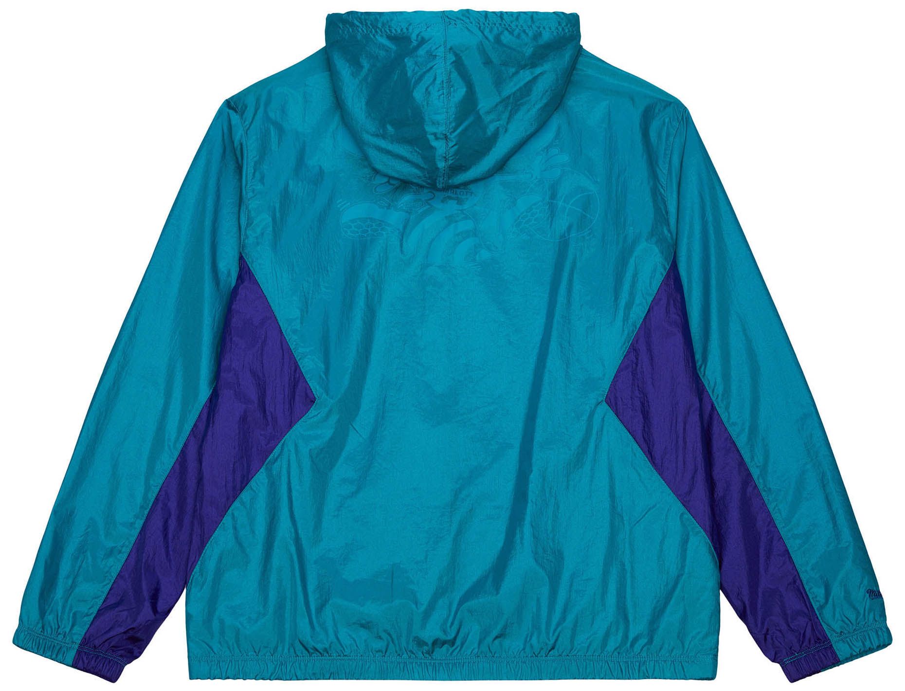 Mitchell & Ness Men's Charlotte Hornets Blue Playmaker Full-Zip Windbreaker product image