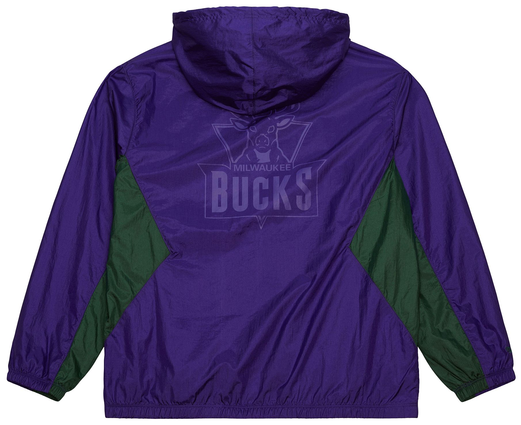 Mitchell & Ness Men's Milwaukee Bucks Purple Playmaker Full-Zip Windbreaker product image