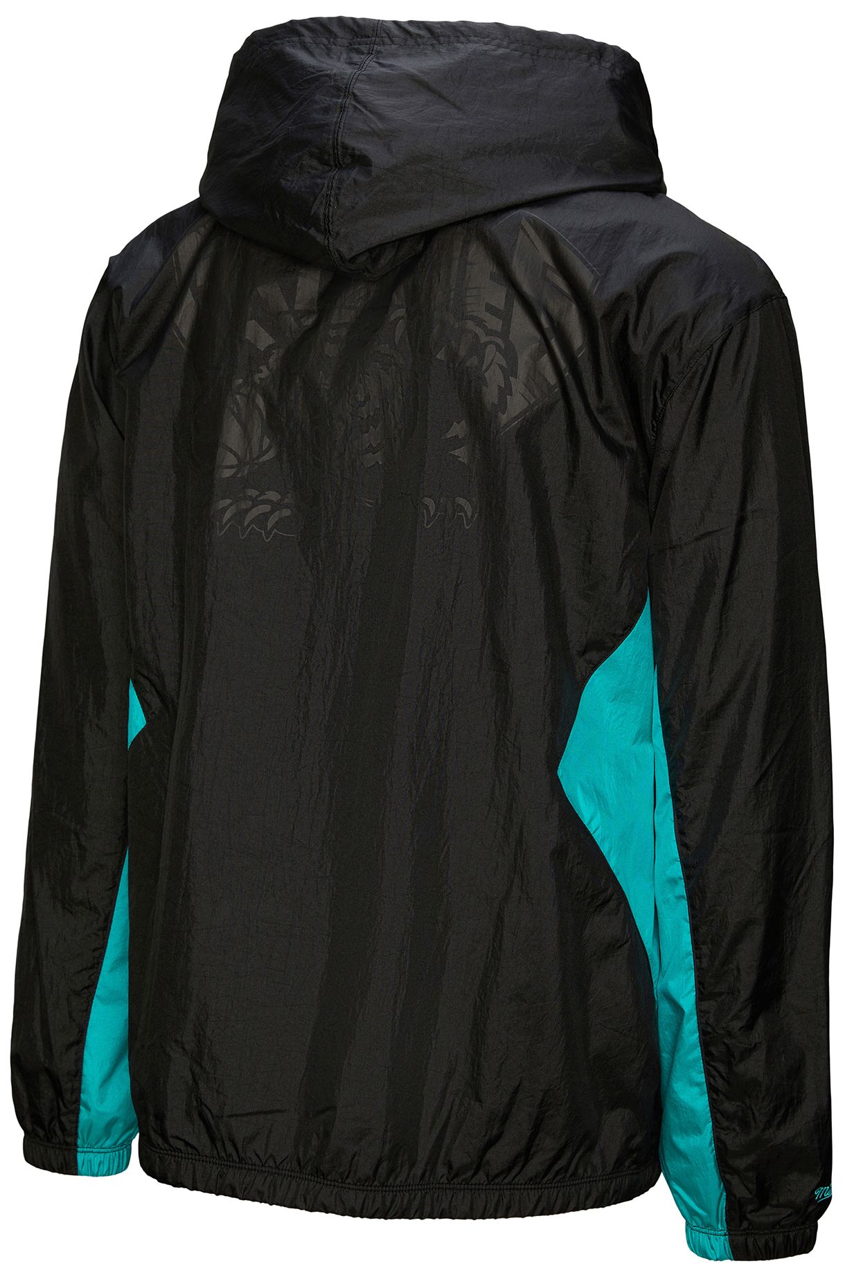 Mitchell & Ness Men's Memphis Grizzlies Black Playmaker Full-Zip Windbreaker product image