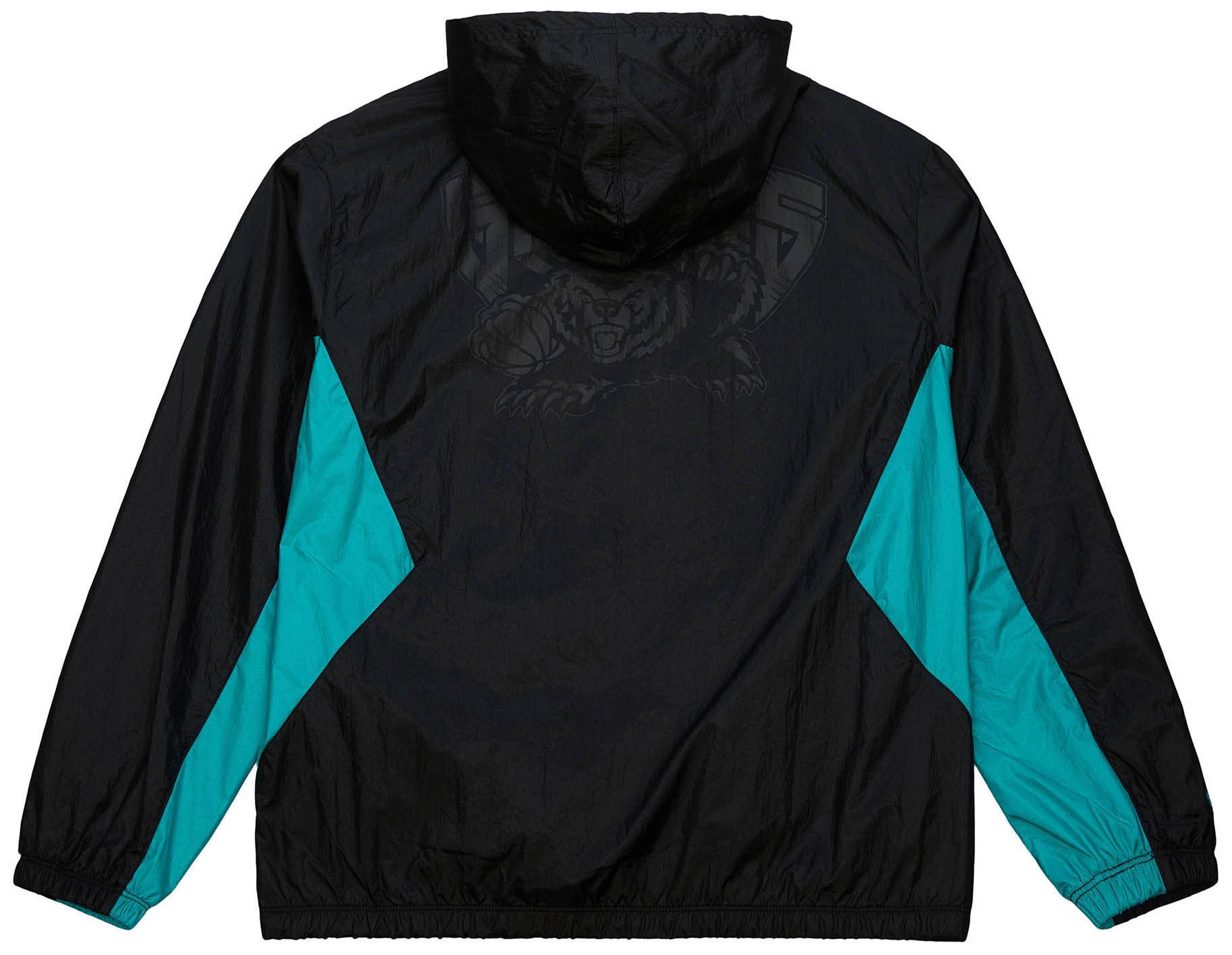 Mitchell & Ness Men's Memphis Grizzlies Black Playmaker Full-Zip Windbreaker product image