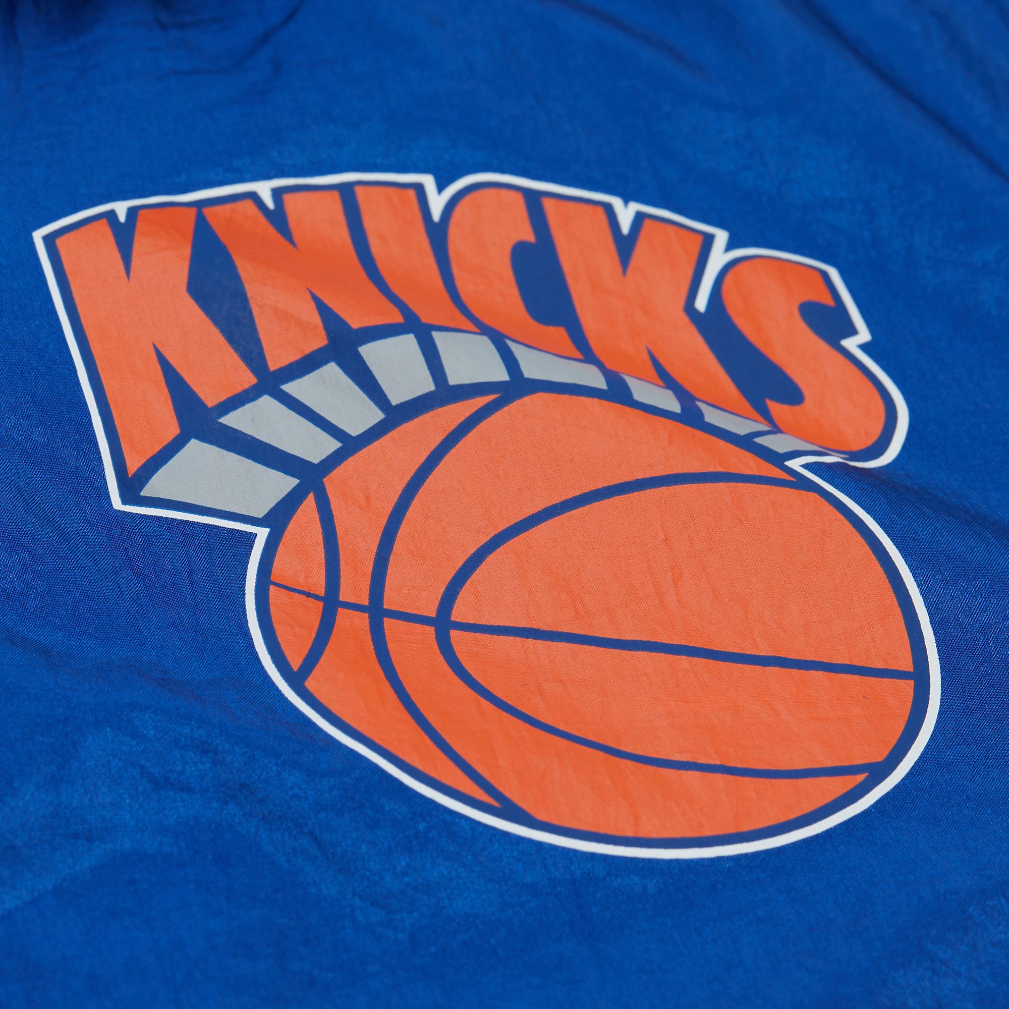 Mitchell & Ness Men's New York Knicks Royal Playmaker Full-Zip Windbreaker product image