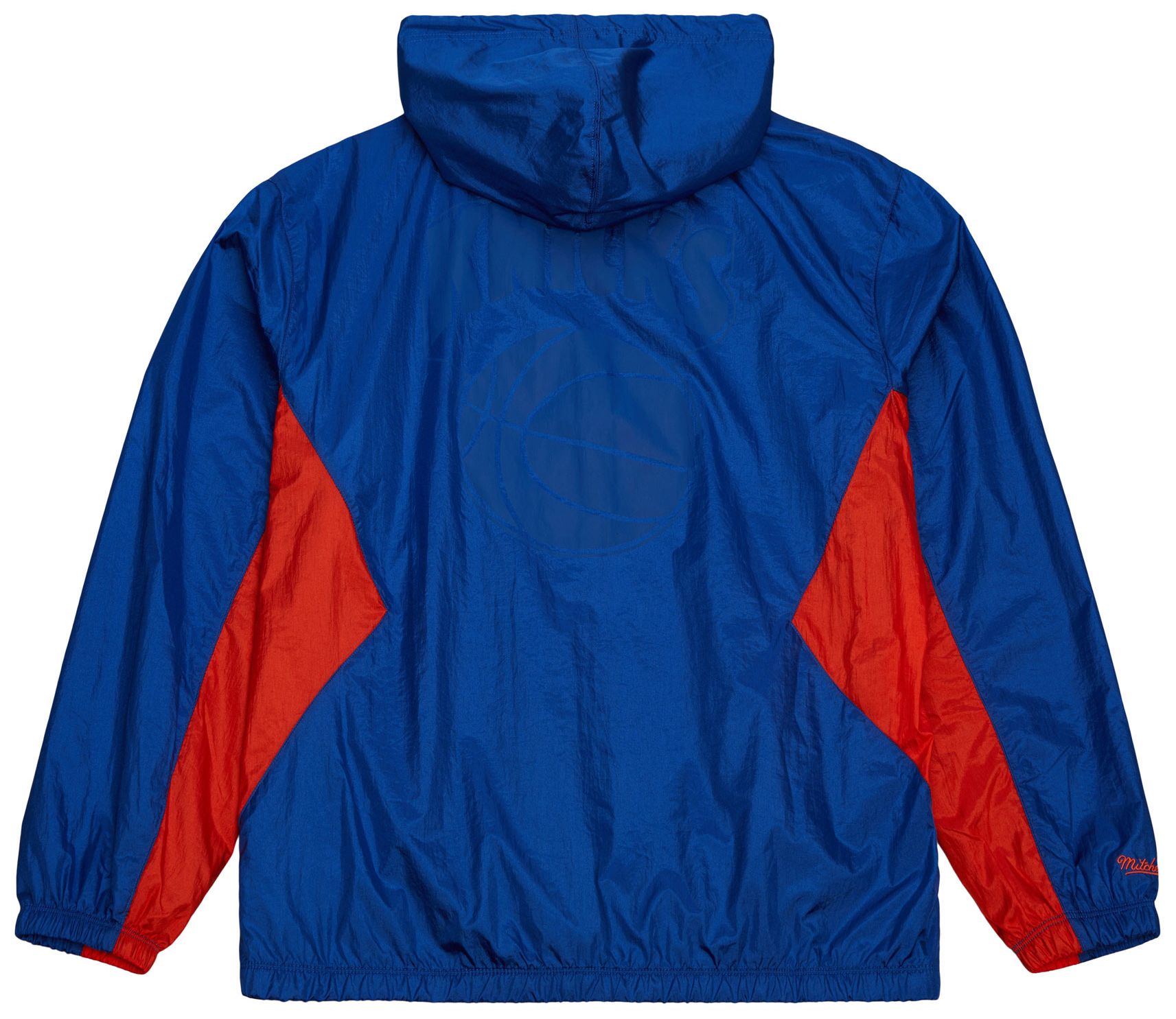 Mitchell & Ness Men's New York Knicks Royal Playmaker Full-Zip Windbreaker product image