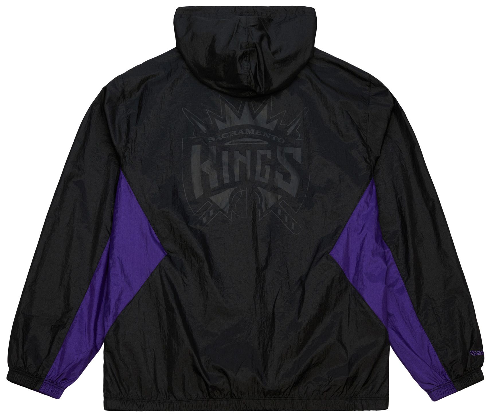 Mitchell & Ness Men's Sacramento Kings Black Playmaker Full-Zip Windbreaker product image