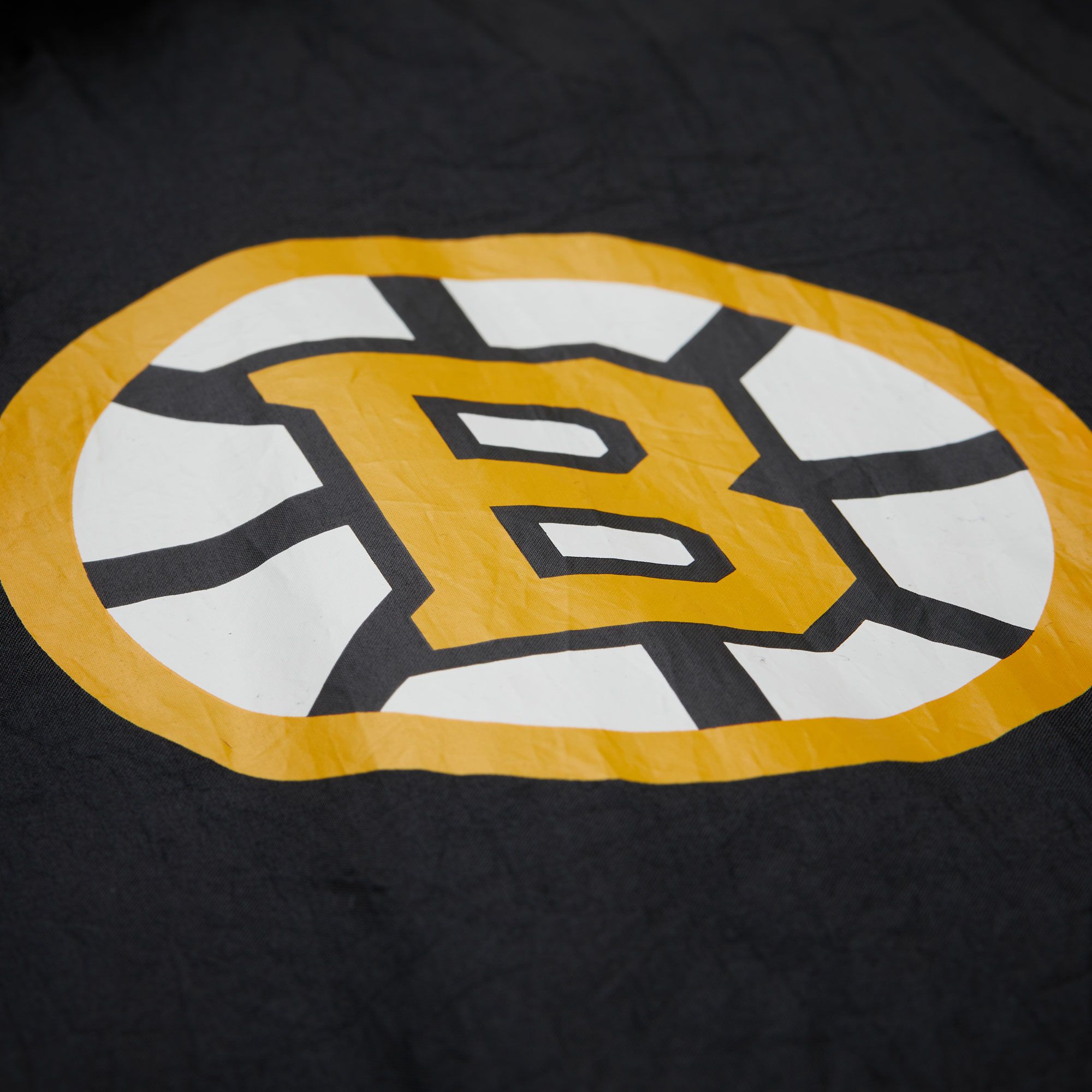 Mitchell & Ness Men's Boston Bruins Black Playmaker Full-Zip Jacket product image