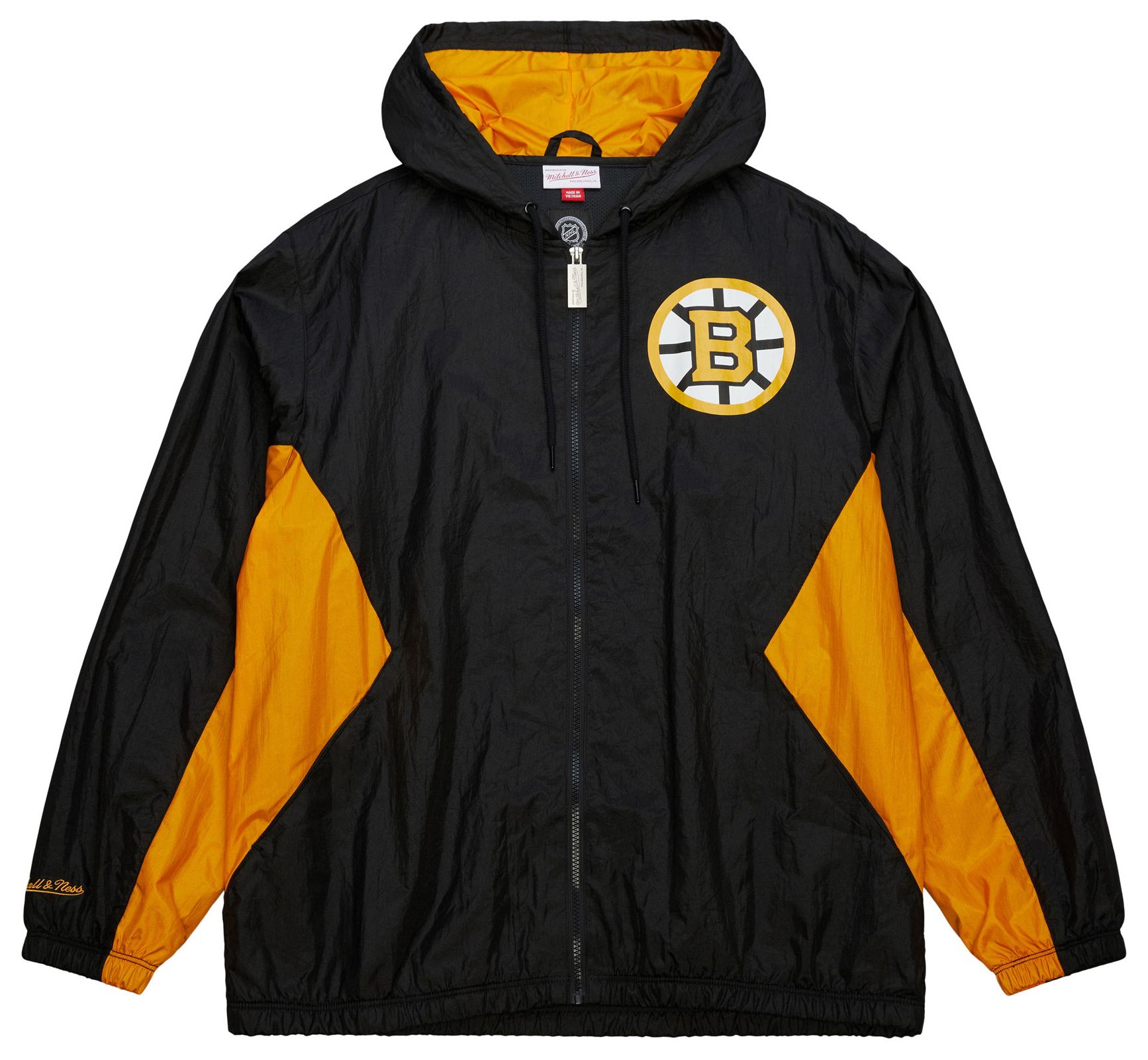 Mitchell & Ness Men's Boston Bruins Black Playmaker Full-Zip Jacket product image