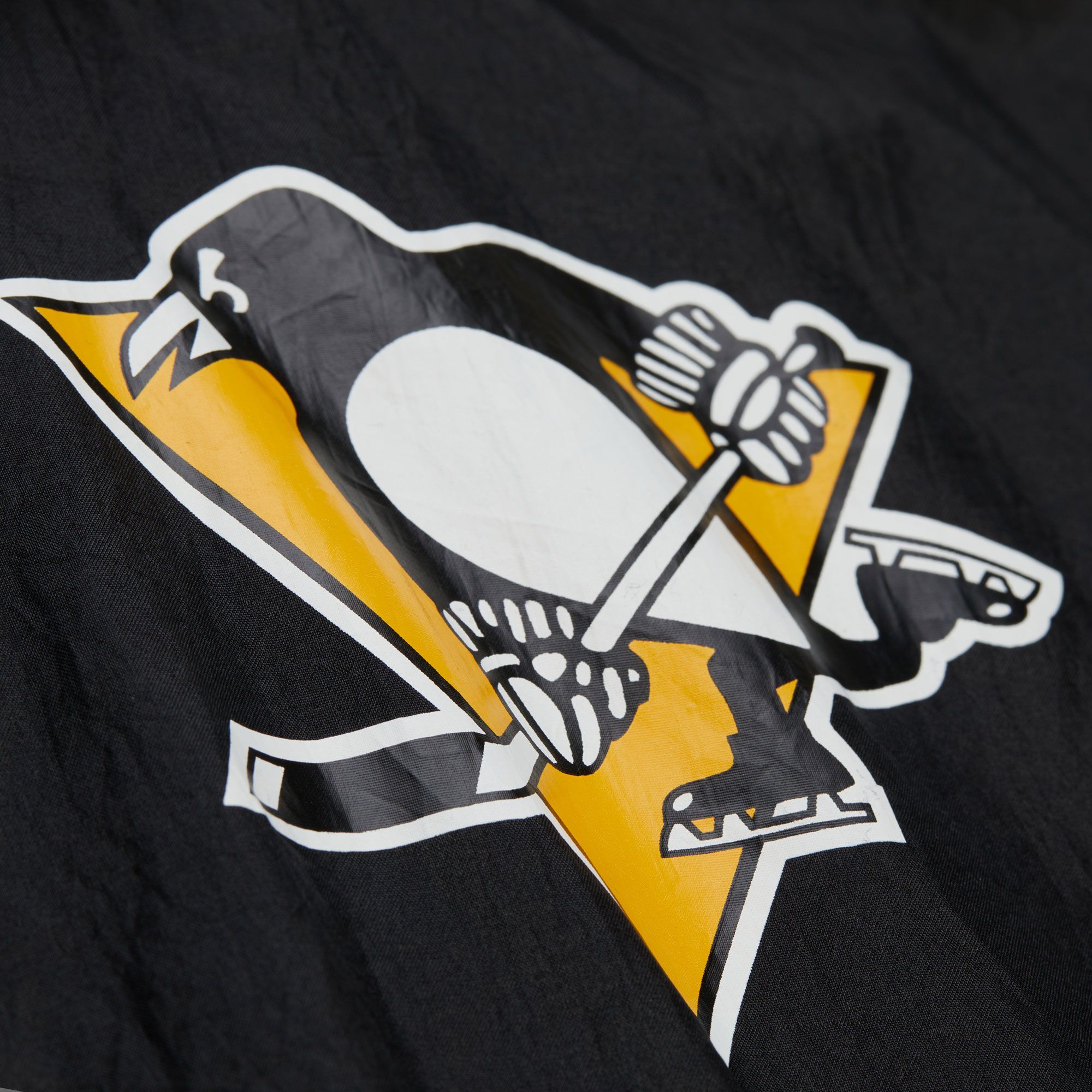 Mitchell & Ness Men's Pittsburgh Penguins Black Playmaker Full-Zip Jacket product image