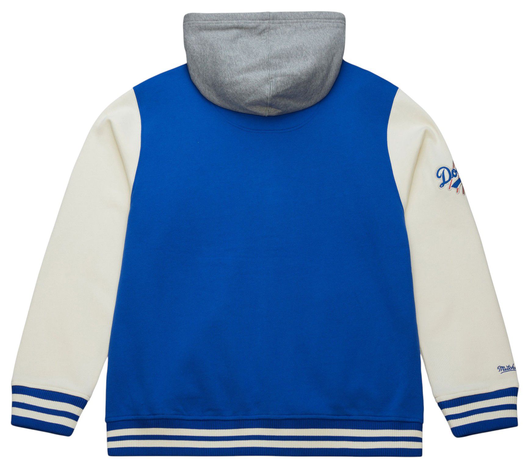 Mitchell & Ness Men's Los Angeles Dodgers Royal Courtside Hooded Jacket product image