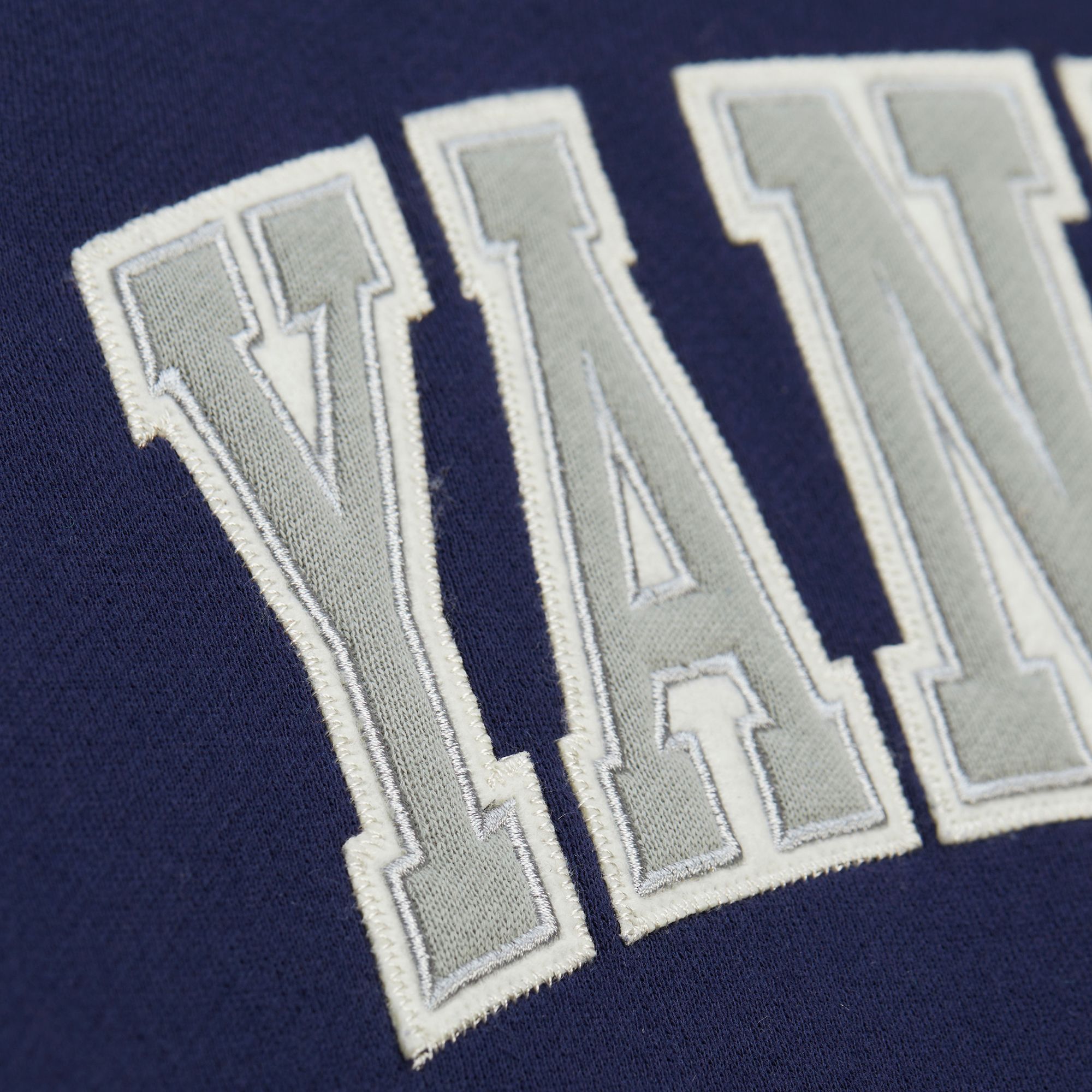 Mitchell & Ness Men's New York Yankees Navy Courtside Hooded Jacket product image