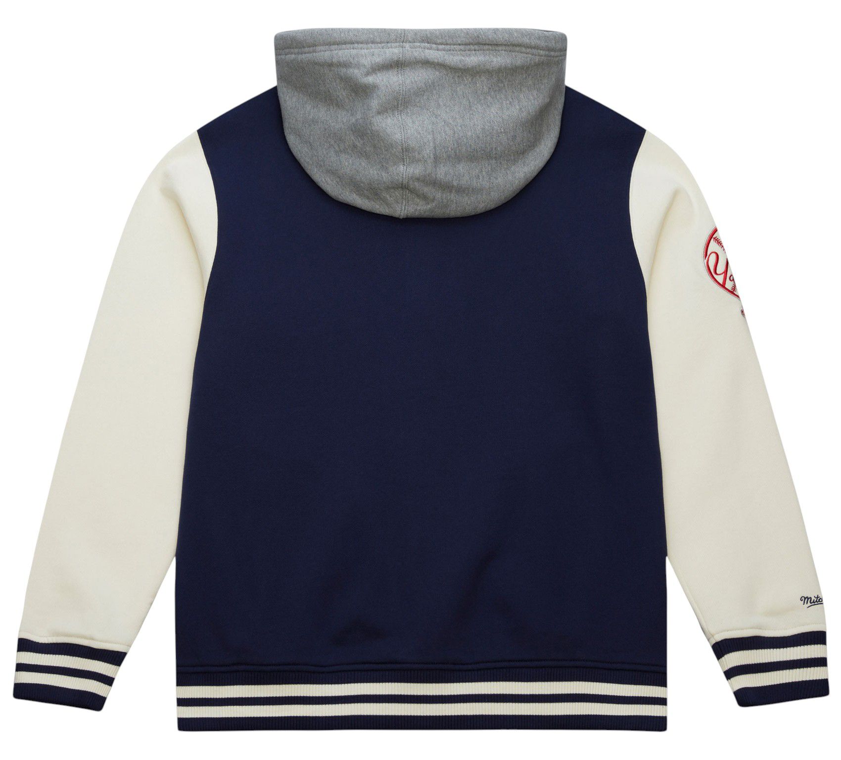 Mitchell & Ness Men's New York Yankees Navy Courtside Hooded Jacket product image