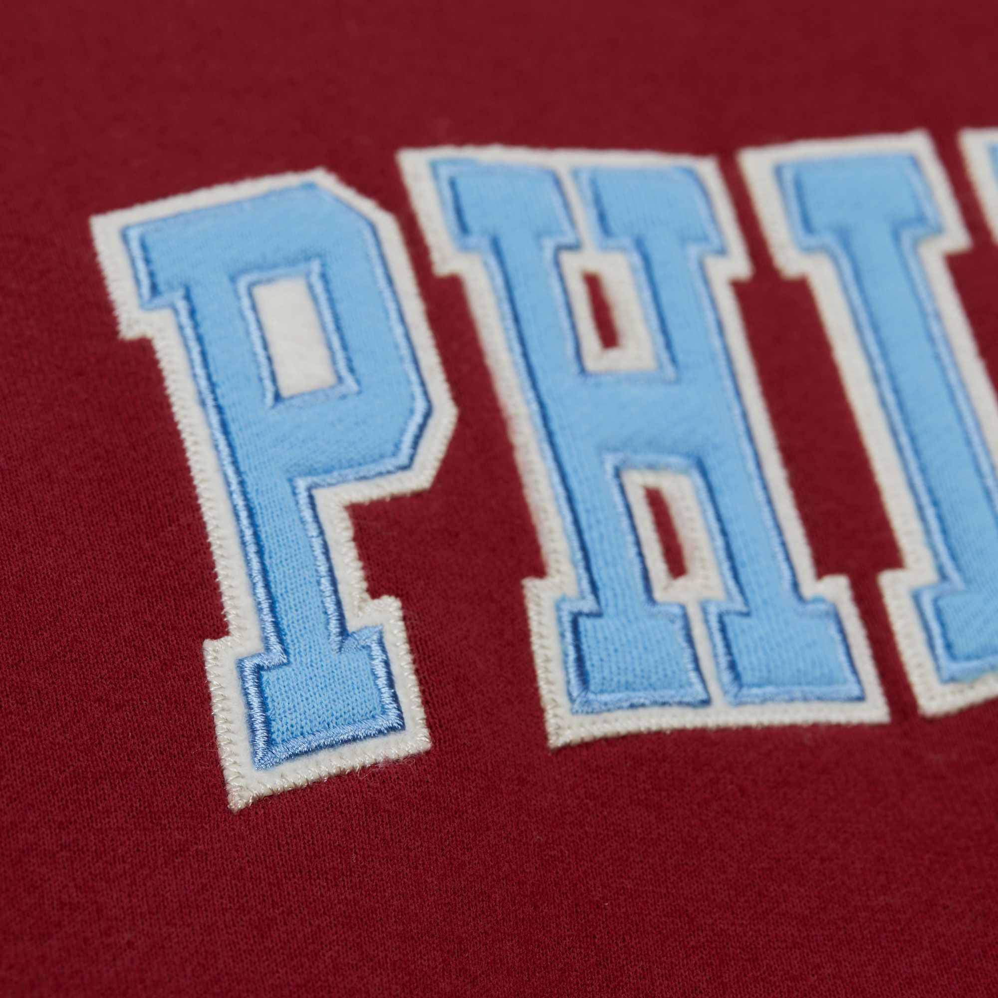 Mitchell & Ness Men's Philadelphia Phillies Cardinal Courtside Hooded Jacket product image