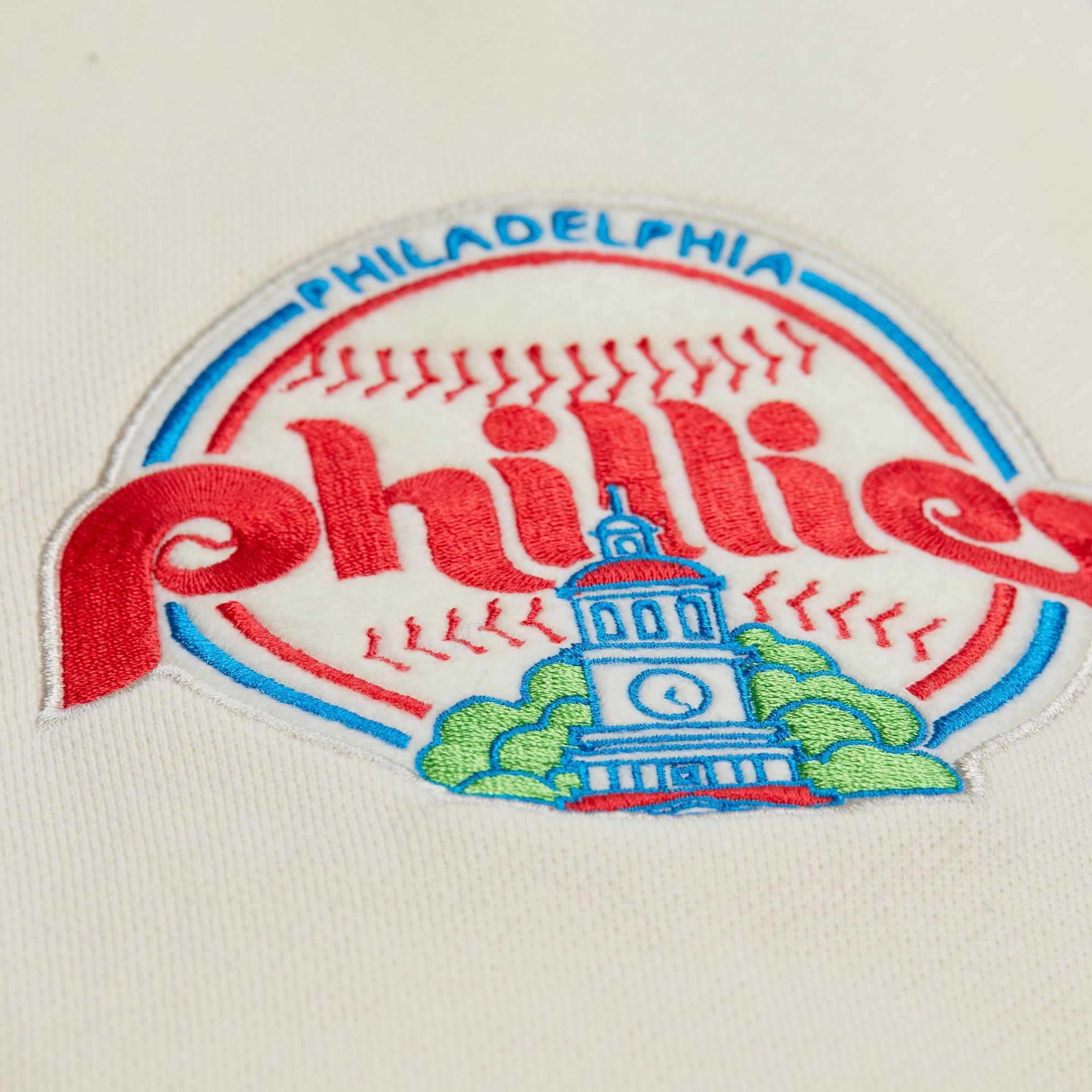 Mitchell & Ness Men's Philadelphia Phillies Cardinal Courtside Hooded Jacket product image