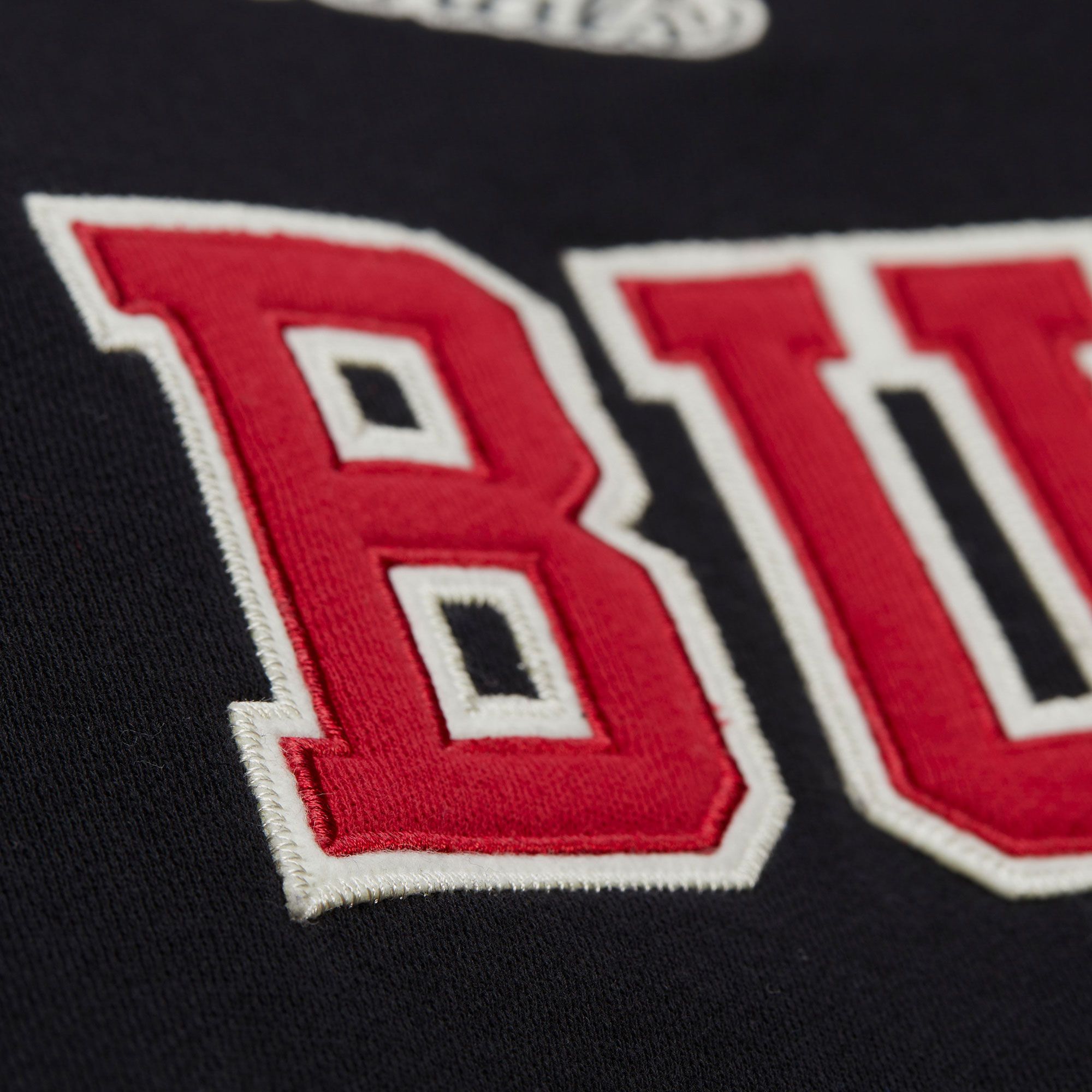 Mitchell & Ness Men's Chicago Bulls Black Courtside Fleece Jacket product image