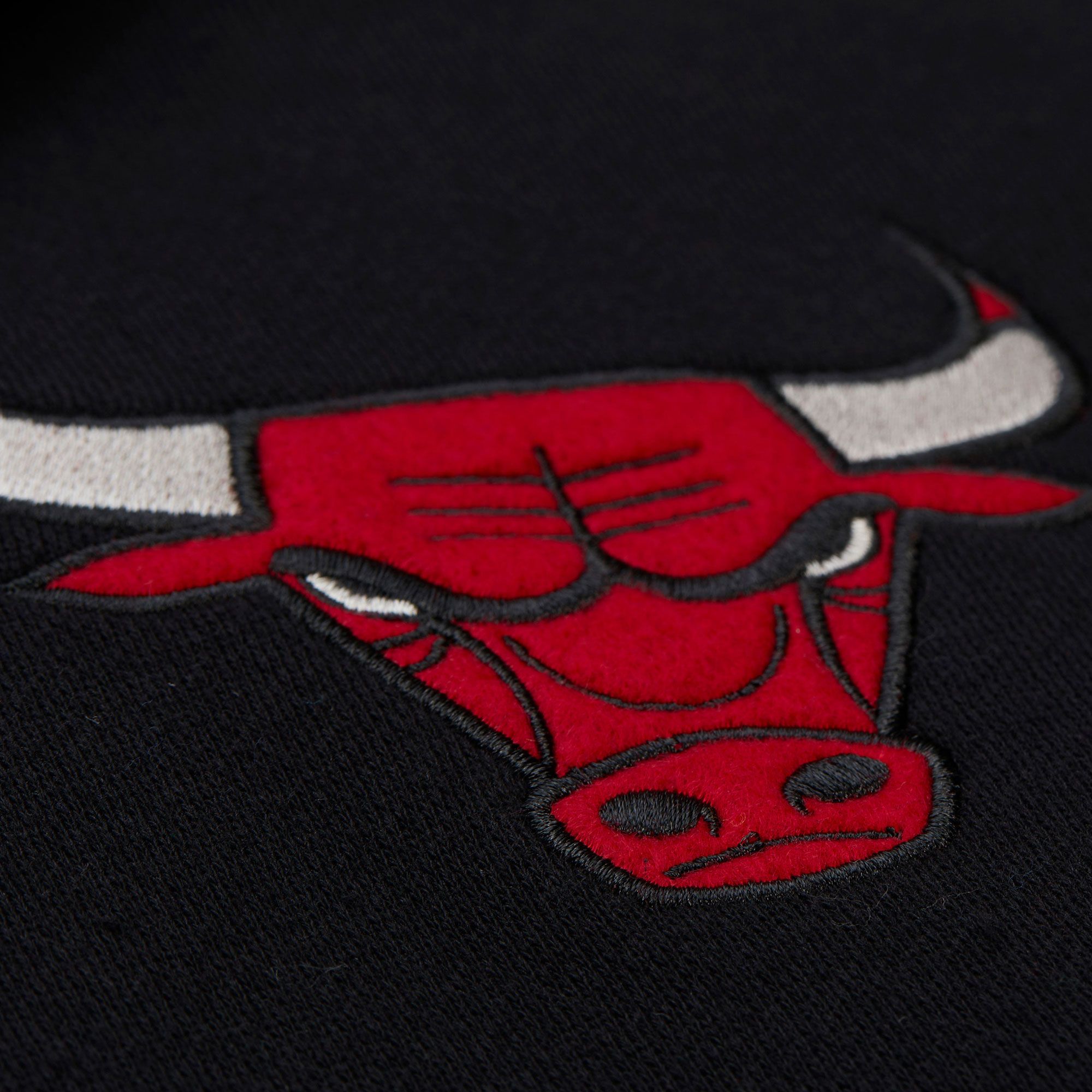 Mitchell & Ness Men's Chicago Bulls Black Courtside Fleece Jacket product image