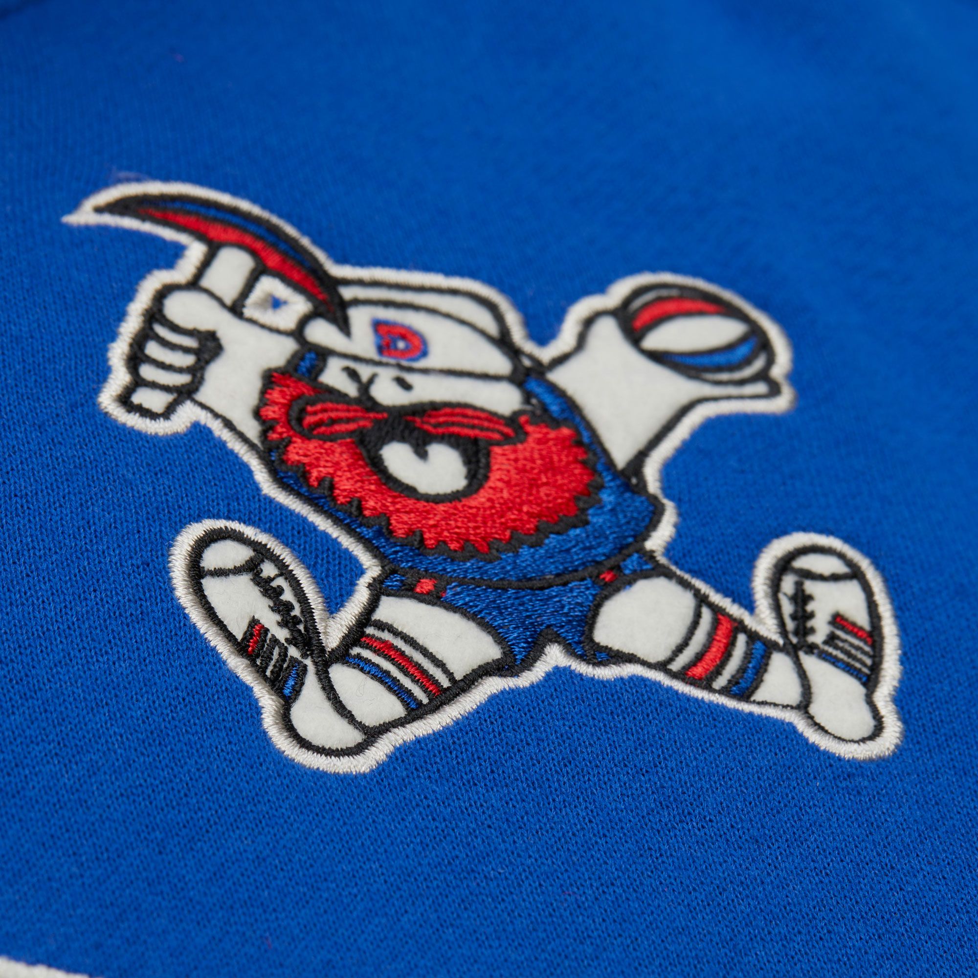 Mitchell & Ness Men's Denver Nuggets Royal Courtside Fleece Jacket product image