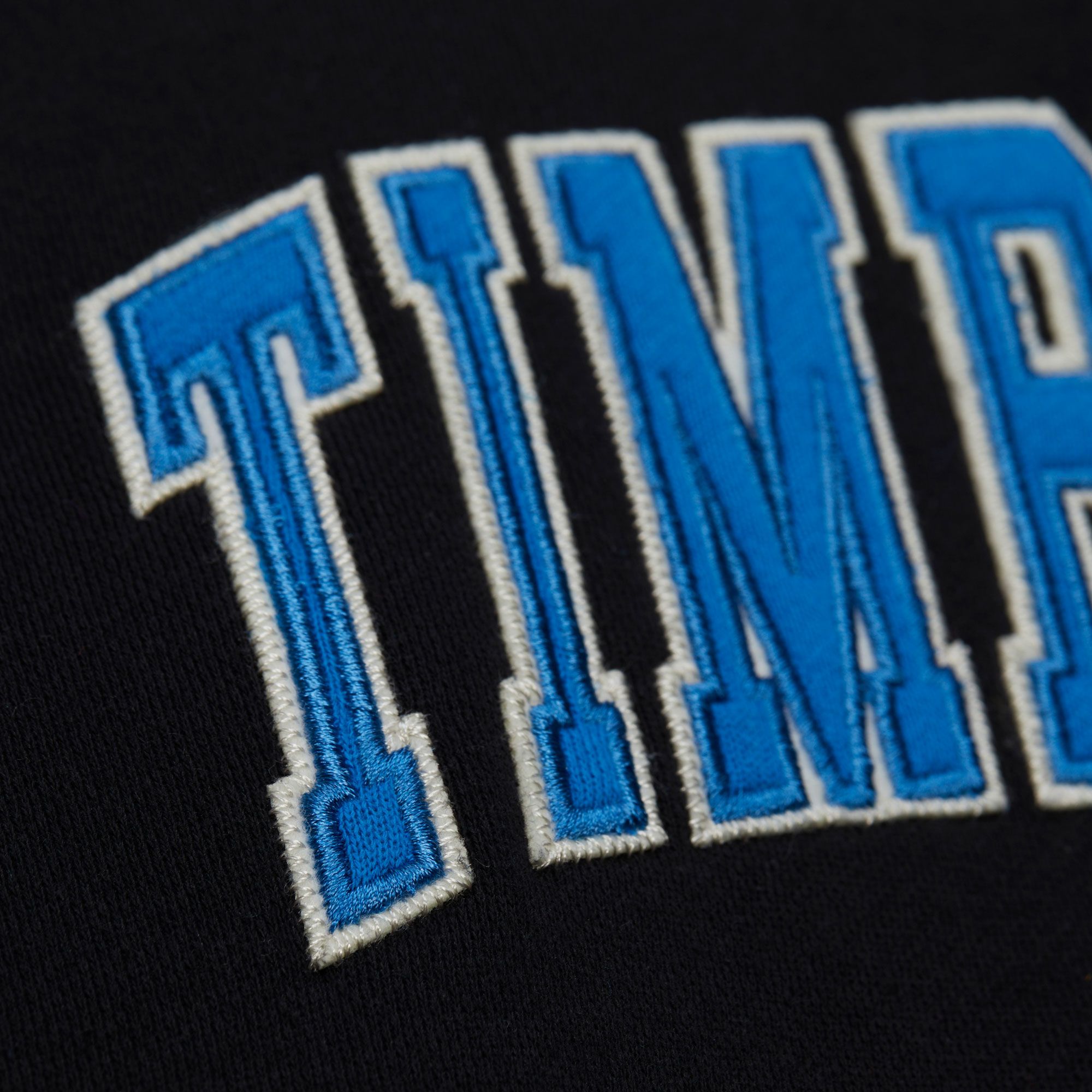 Mitchell & Ness Men's Minnesota Timberwolves Black Courtside Fleece Jacket product image