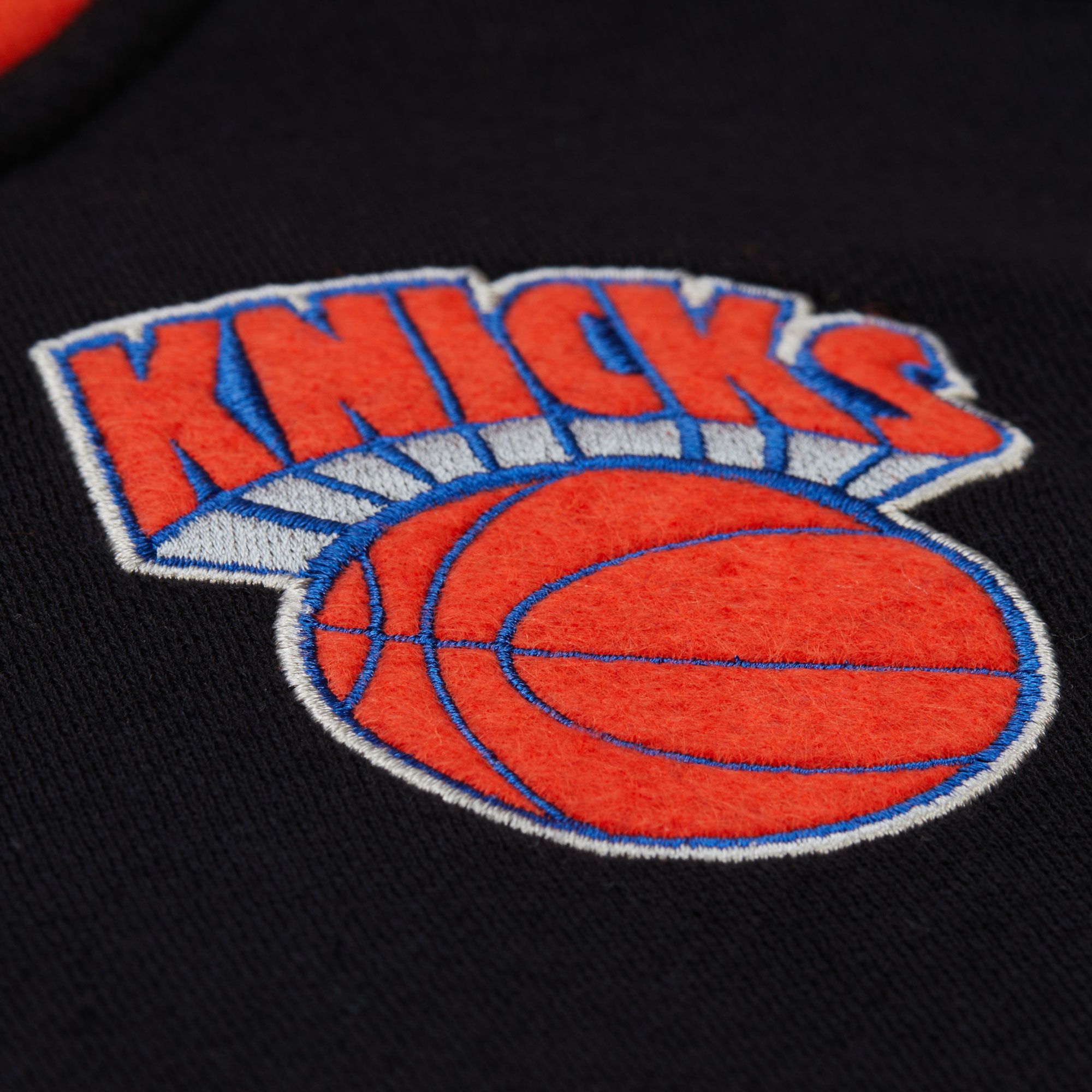 Mitchell & Ness Men's New York Knicks Black Courtside Hooded Jacket product image
