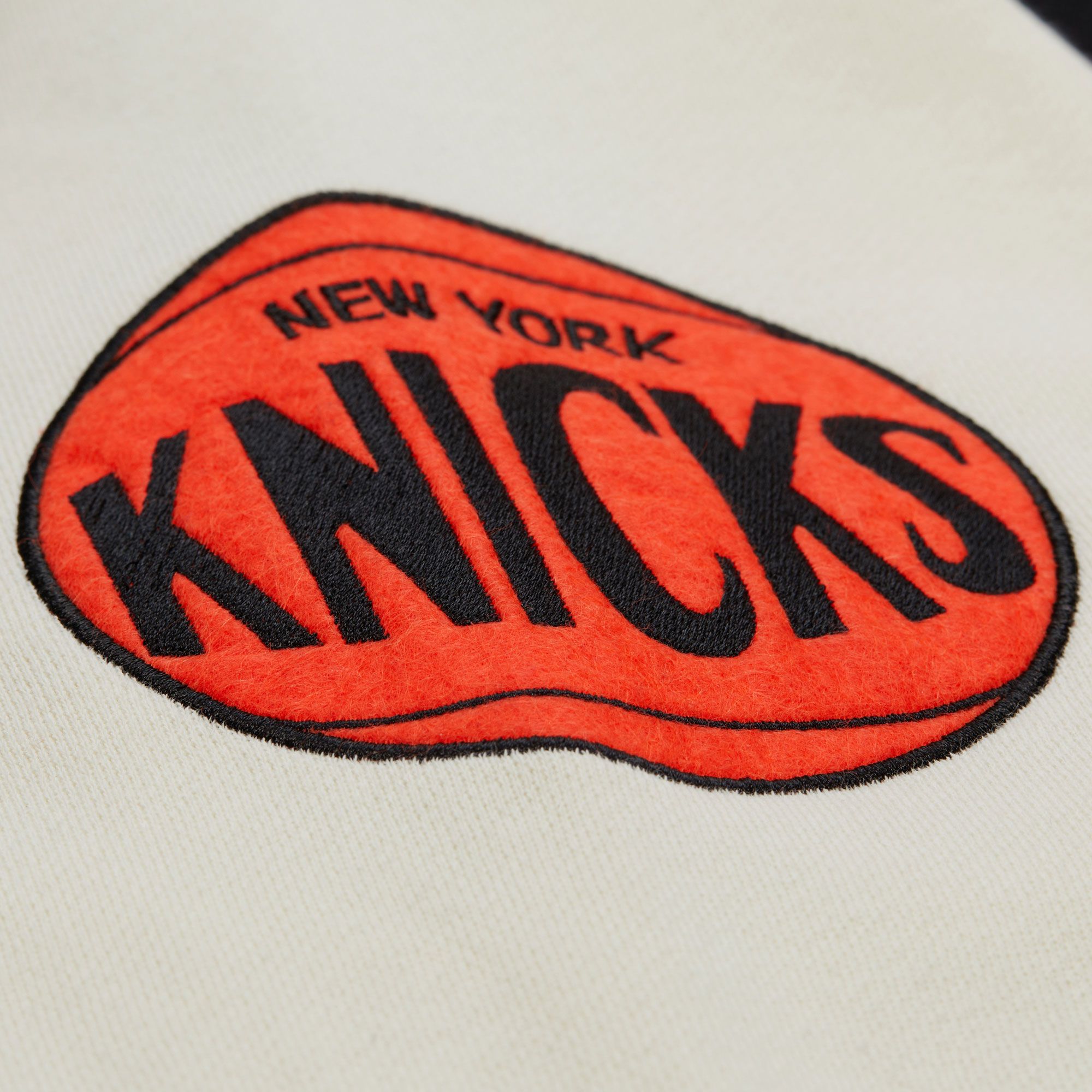 Mitchell & Ness Men's New York Knicks Black Courtside Hooded Jacket product image