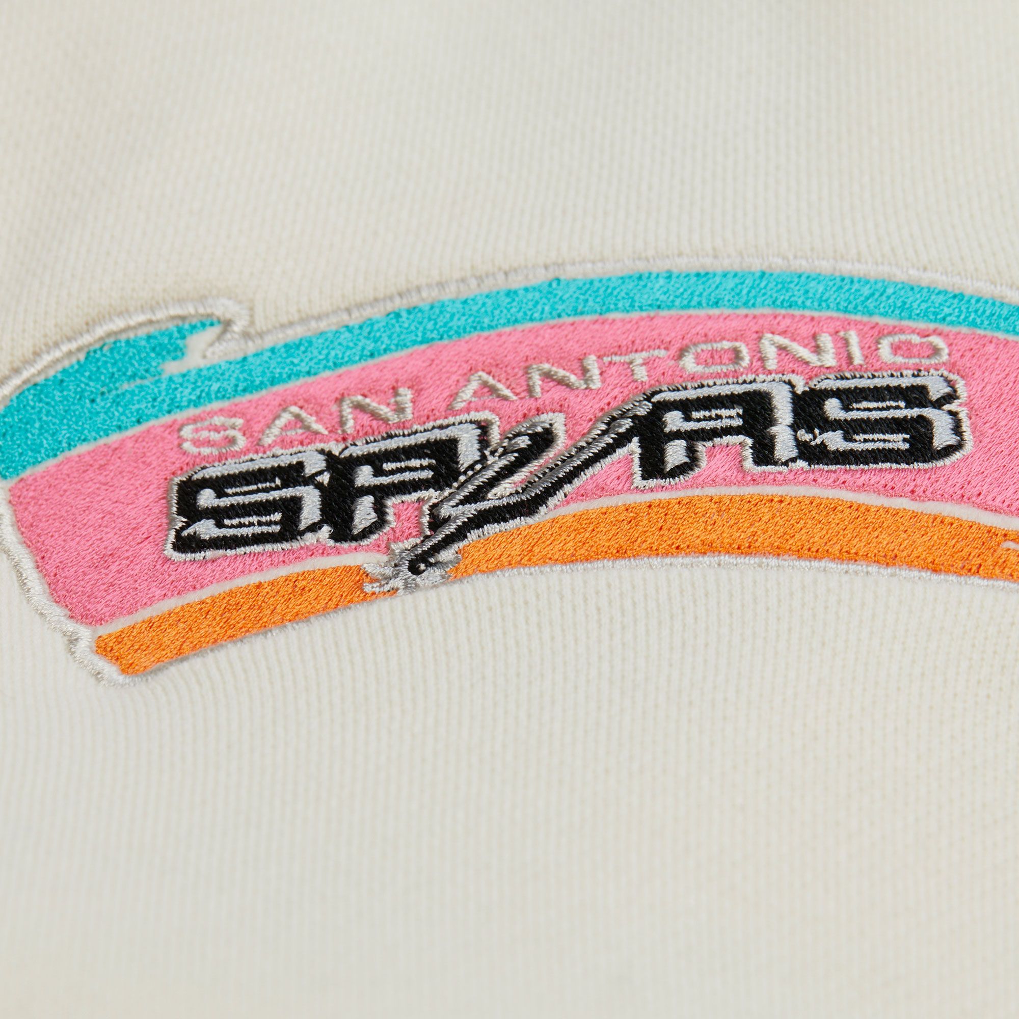 Mitchell & Ness Men's San Antonio Spurs Black Courtside Fleece Jacket product image