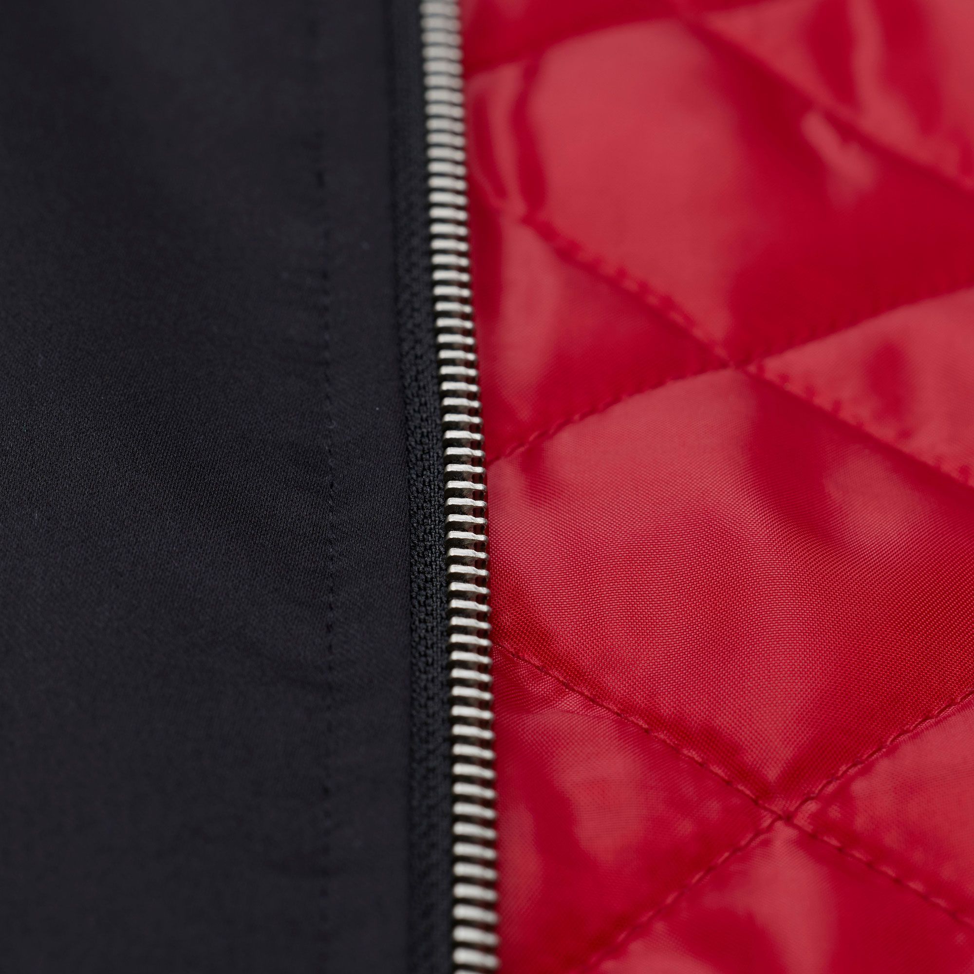 Mitchell & Ness Men's Chicago Bulls Black Throw It Back Full-Zip Satin Jacket product image