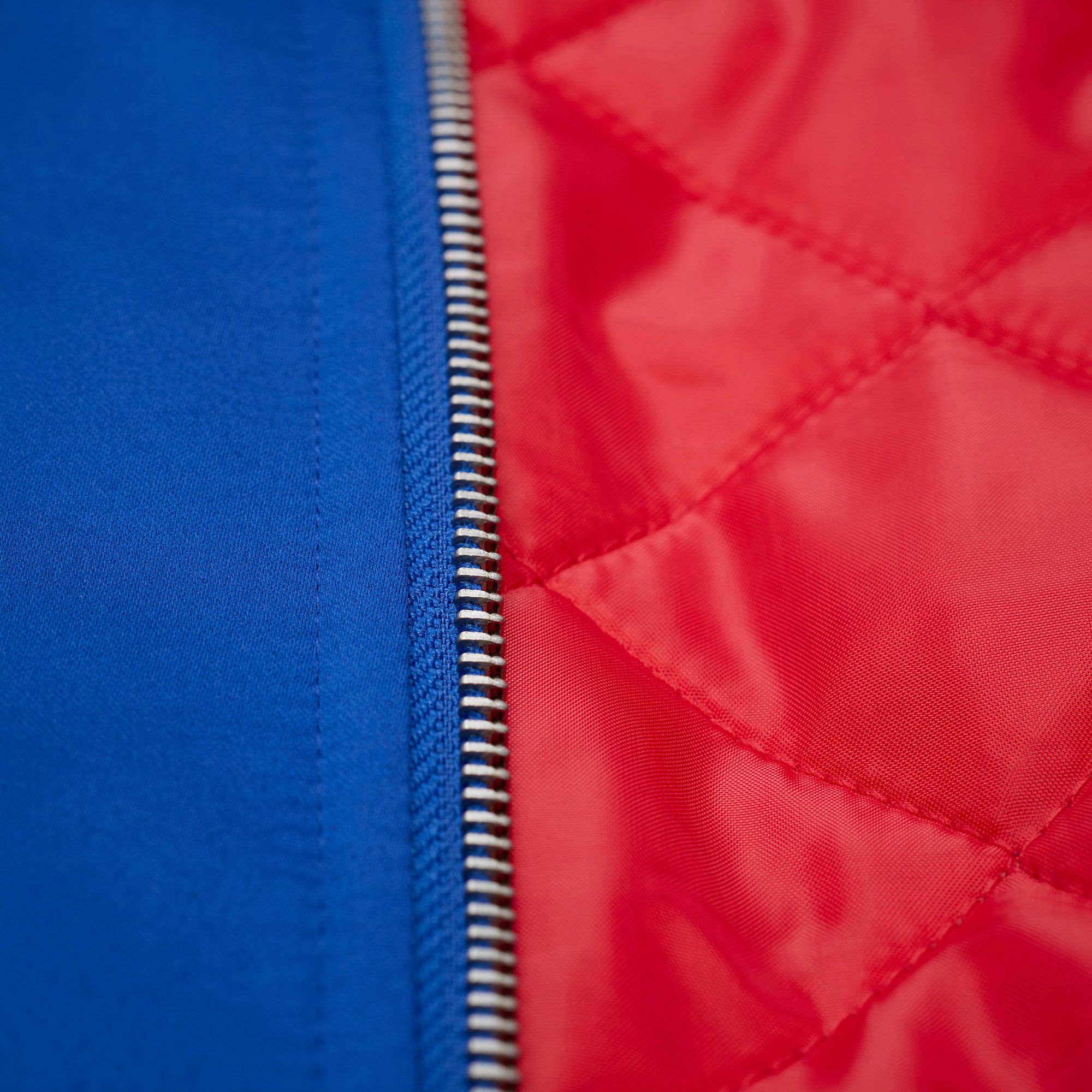 Mitchell & Ness Men's Denver Nuggets Royal Throw It Back Full-Zip Satin Jacket product image