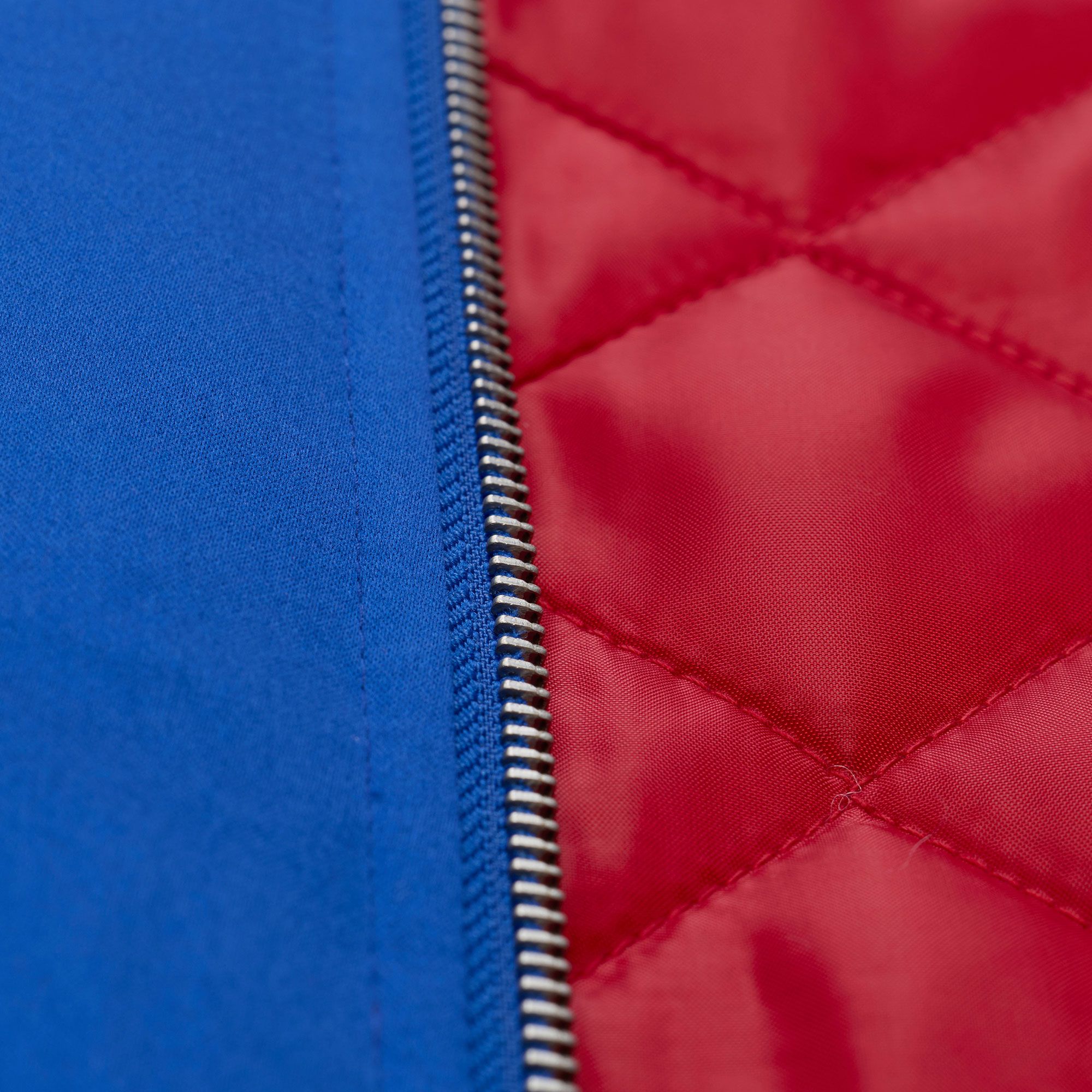 Mitchell & Ness Men's Detroit Pistons Royal Throw It Back Full-Zip Satin Jacket product image