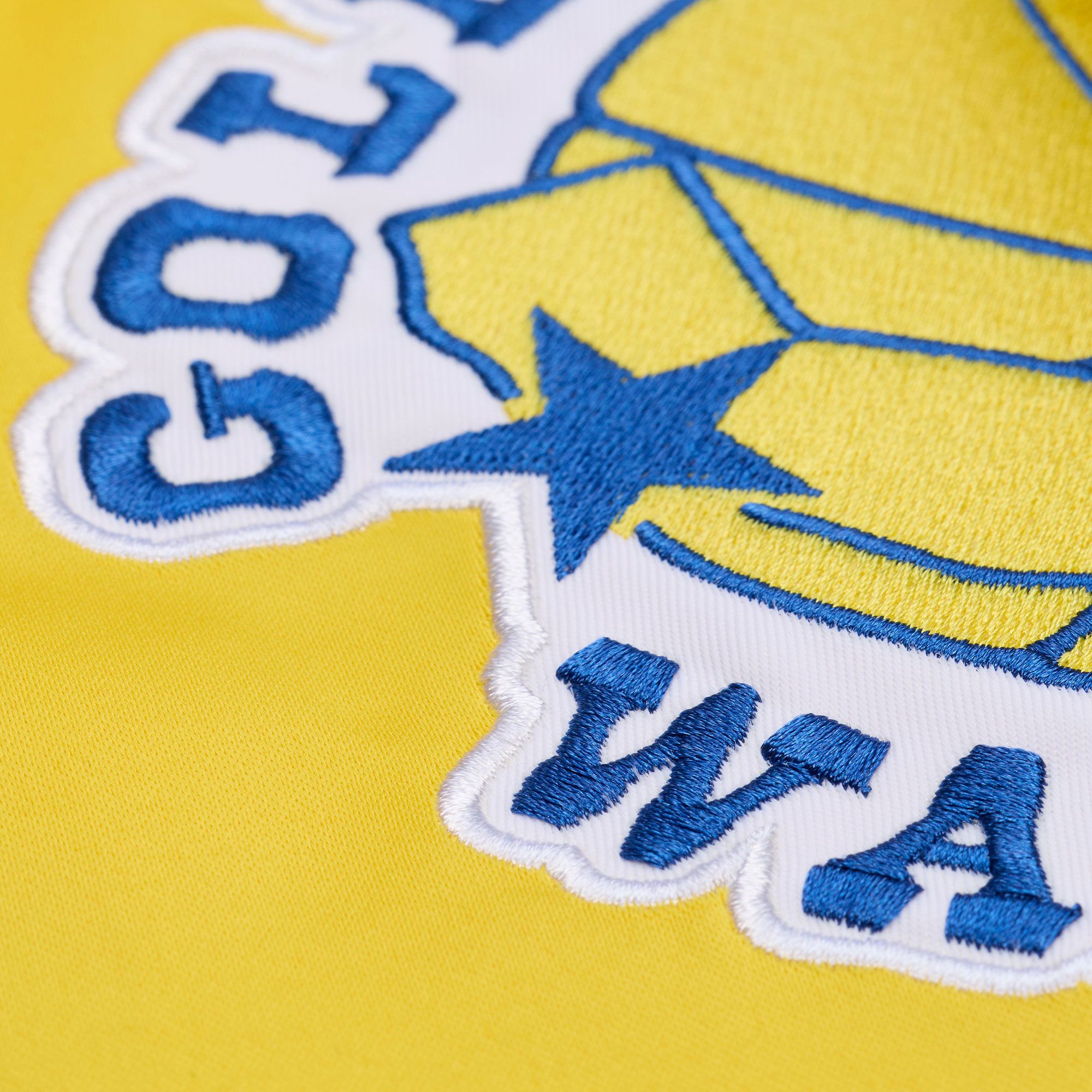 Mitchell & Ness Men's Golden State Warriors Royal Throw It Back Full-Zip Satin Jacket product image