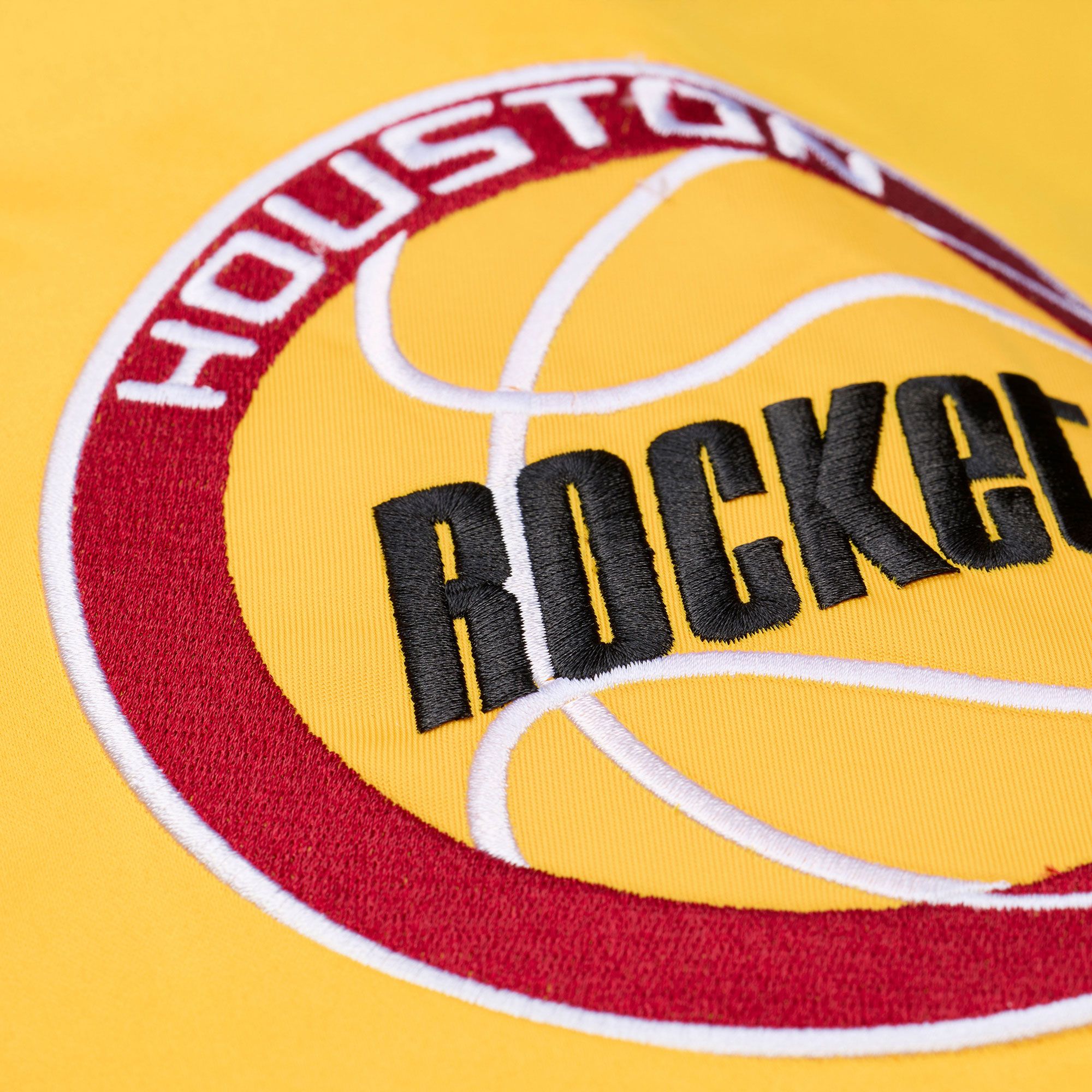 Mitchell & Ness Men's Houston Rockets Red Throw It Back Full-Zip Satin Jacket product image