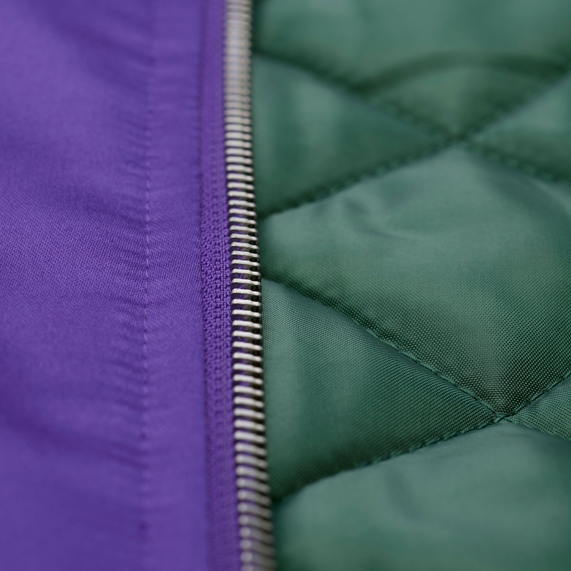 Mitchell & Ness Men's Milwaukee Bucks Purple Throw It Back Full-Zip Satin Jacket product image