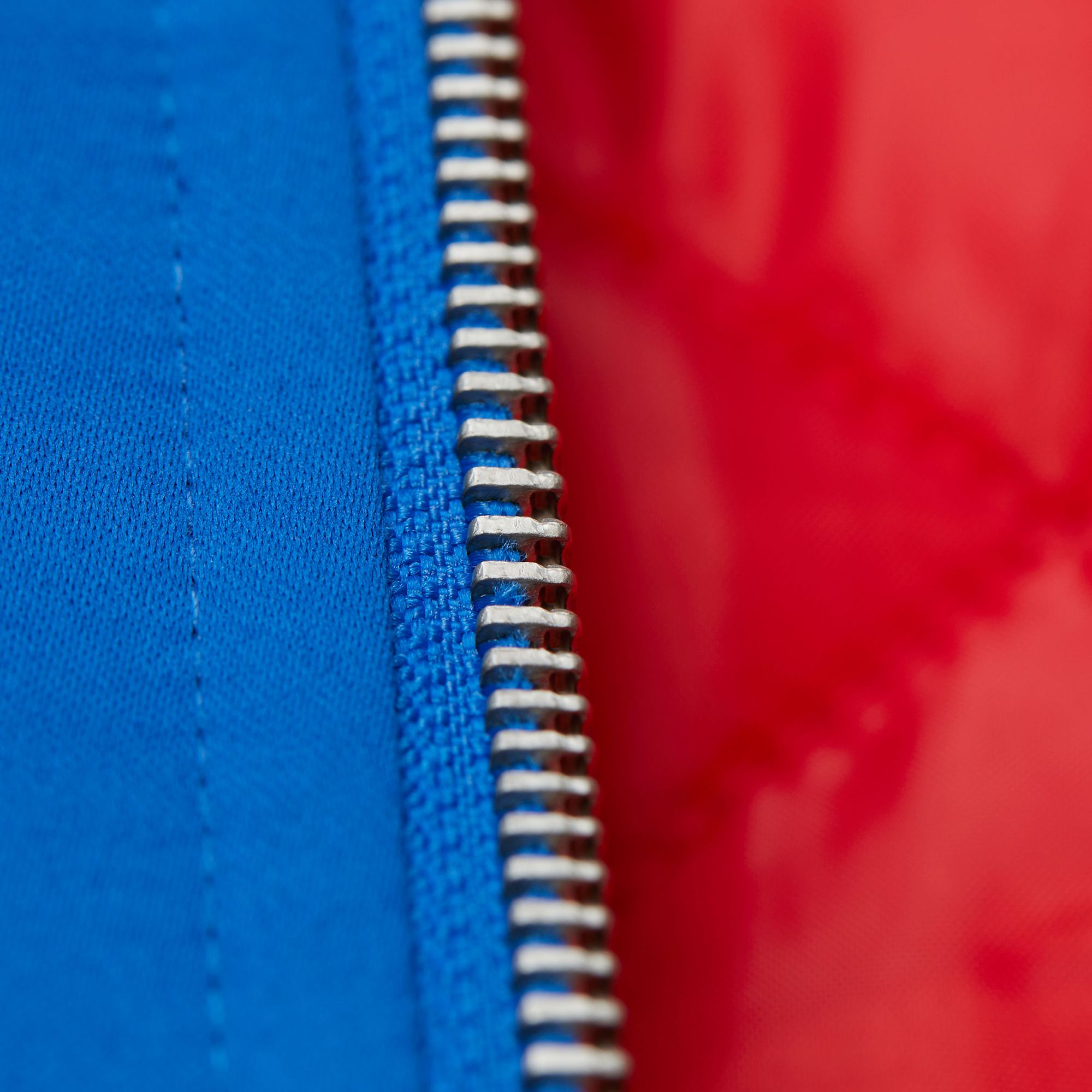 Mitchell & Ness Men's New York Rangers Blue 'Throw it Back' Heavyweight Satin Jacket product image