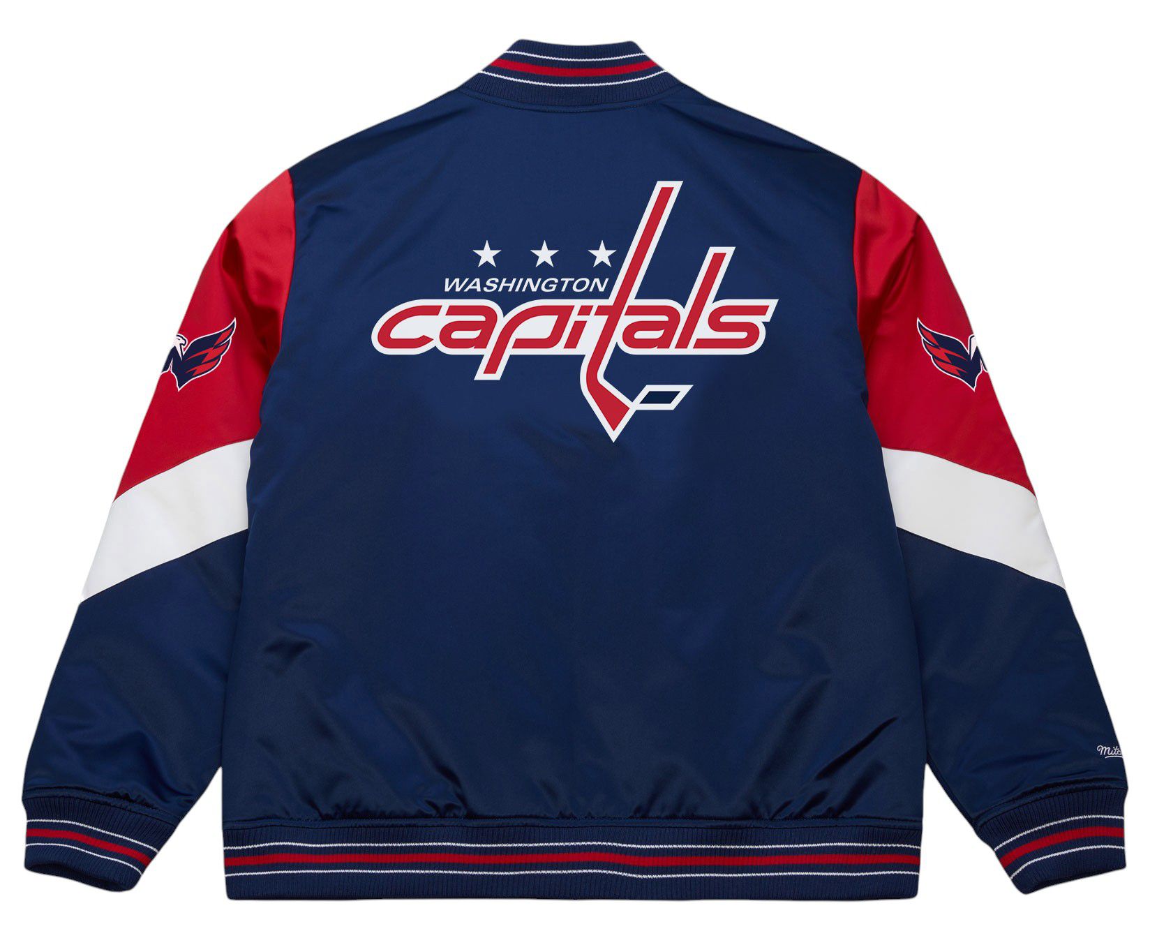 Mitchell & Ness Men's Washington Capitals Heavyweight Satin Jacket product image