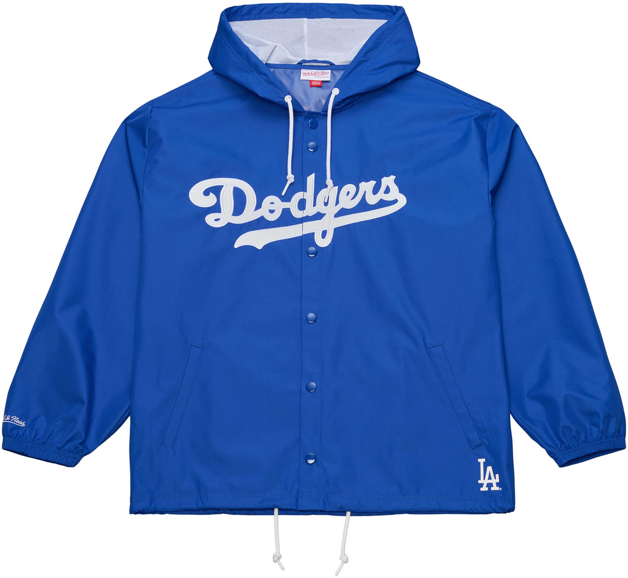 Mitchell & Ness Men's Los Angeles Dodgers Royal Cooperstown Coach Jacket product image