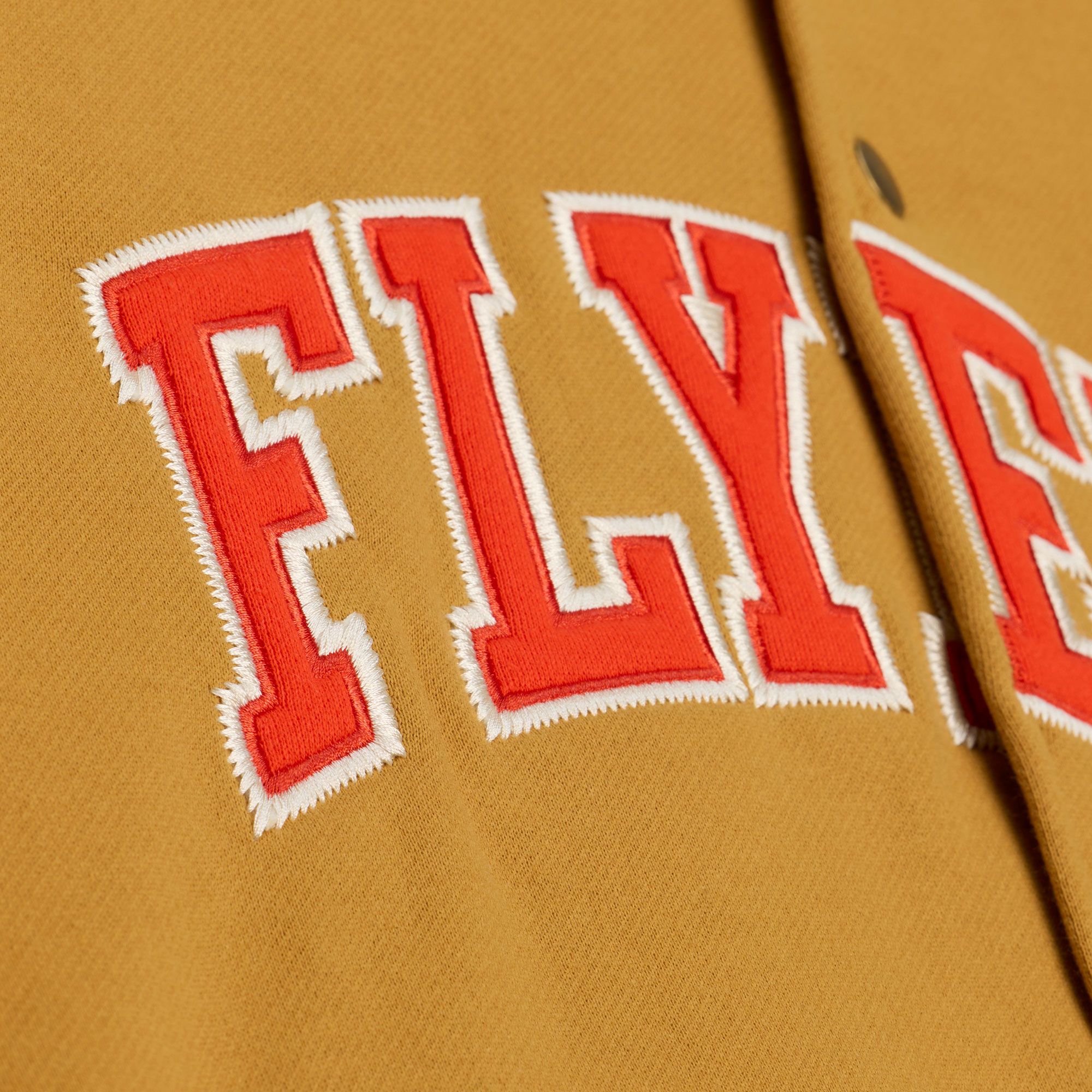 Mitchell & Ness Men's Philadelphia Flyers Tan Dusted Varsity Jacket product image