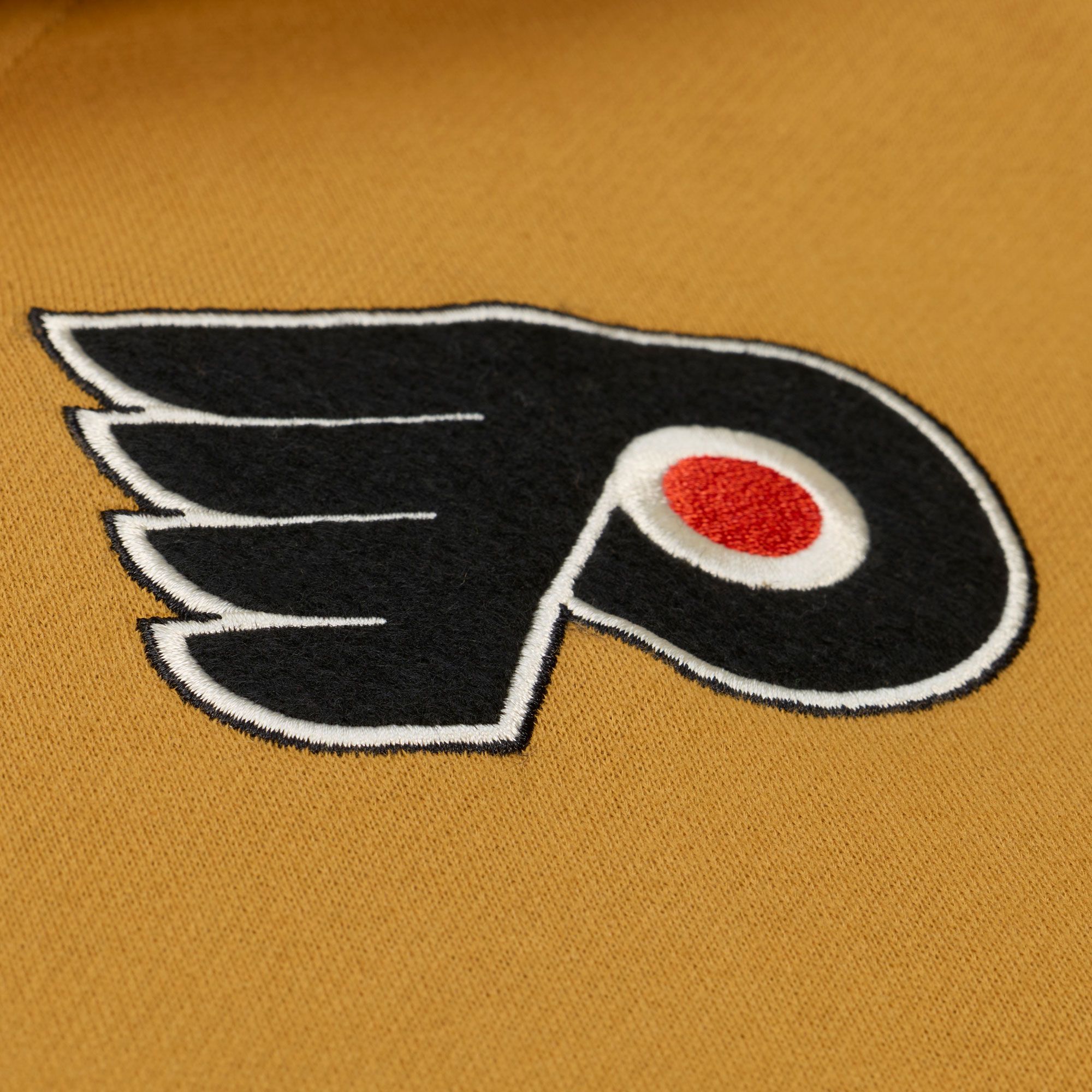 Mitchell & Ness Men's Philadelphia Flyers Tan Dusted Varsity Jacket product image