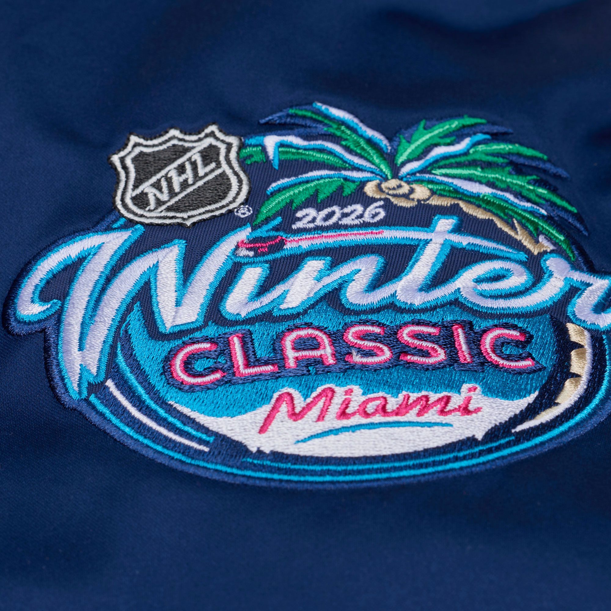 Mitchell & Ness Men's Florida Panthers Winter Classic 2026 Satin Jacket product image