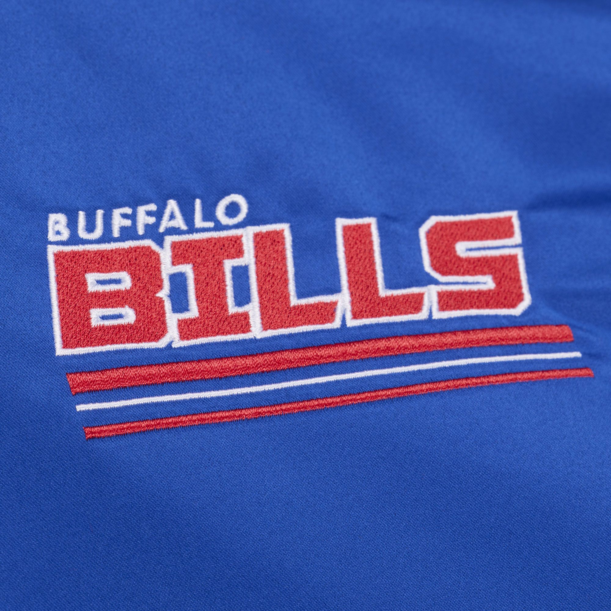 Mitchell & Ness Men's Buffalo Bills Royal Triple Check Heavyweight Jacket product image