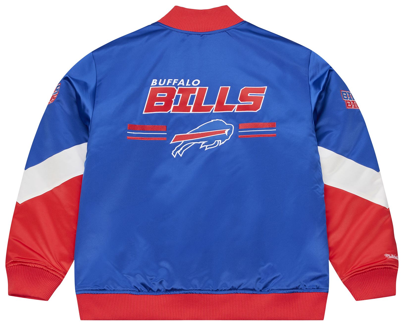 Mitchell & Ness Men's Buffalo Bills Royal Triple Check Heavyweight Jacket product image
