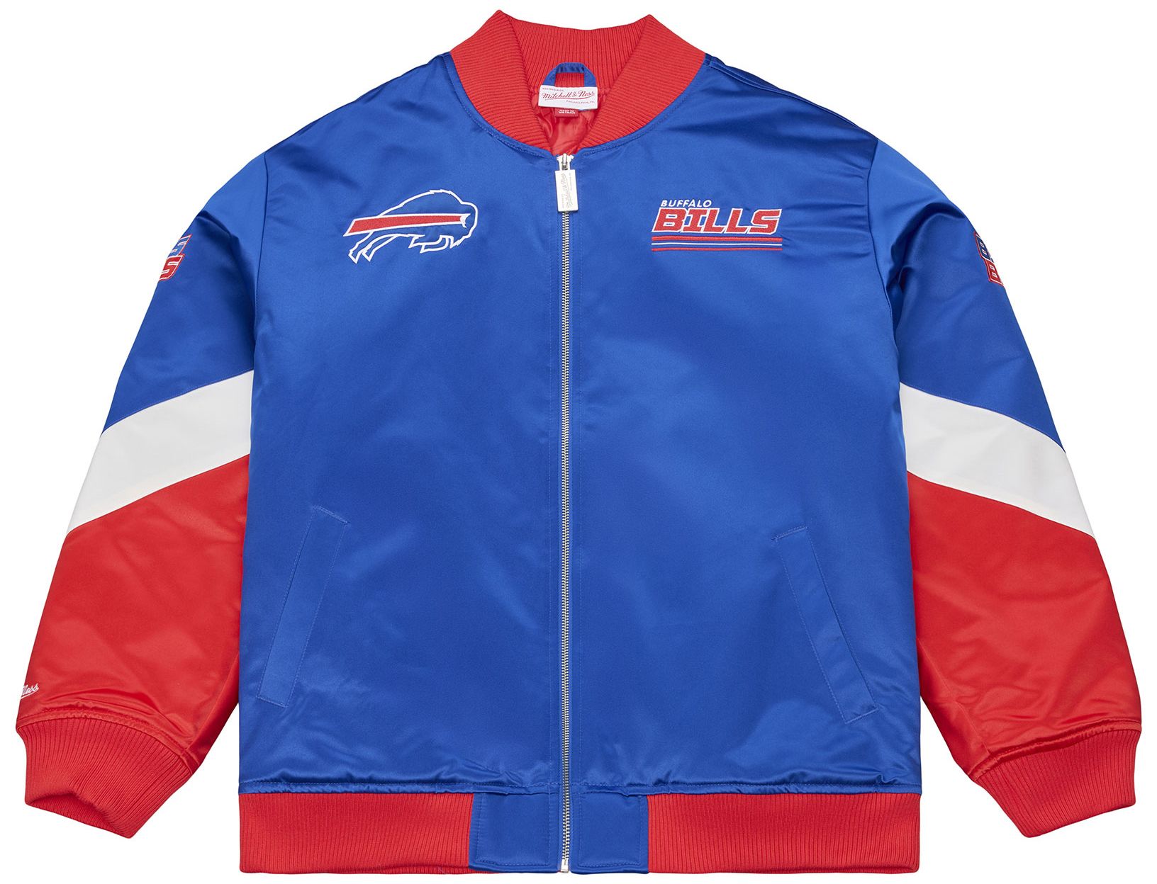 Mitchell & Ness Men's Buffalo Bills Royal Triple Check Heavyweight Jacket product image