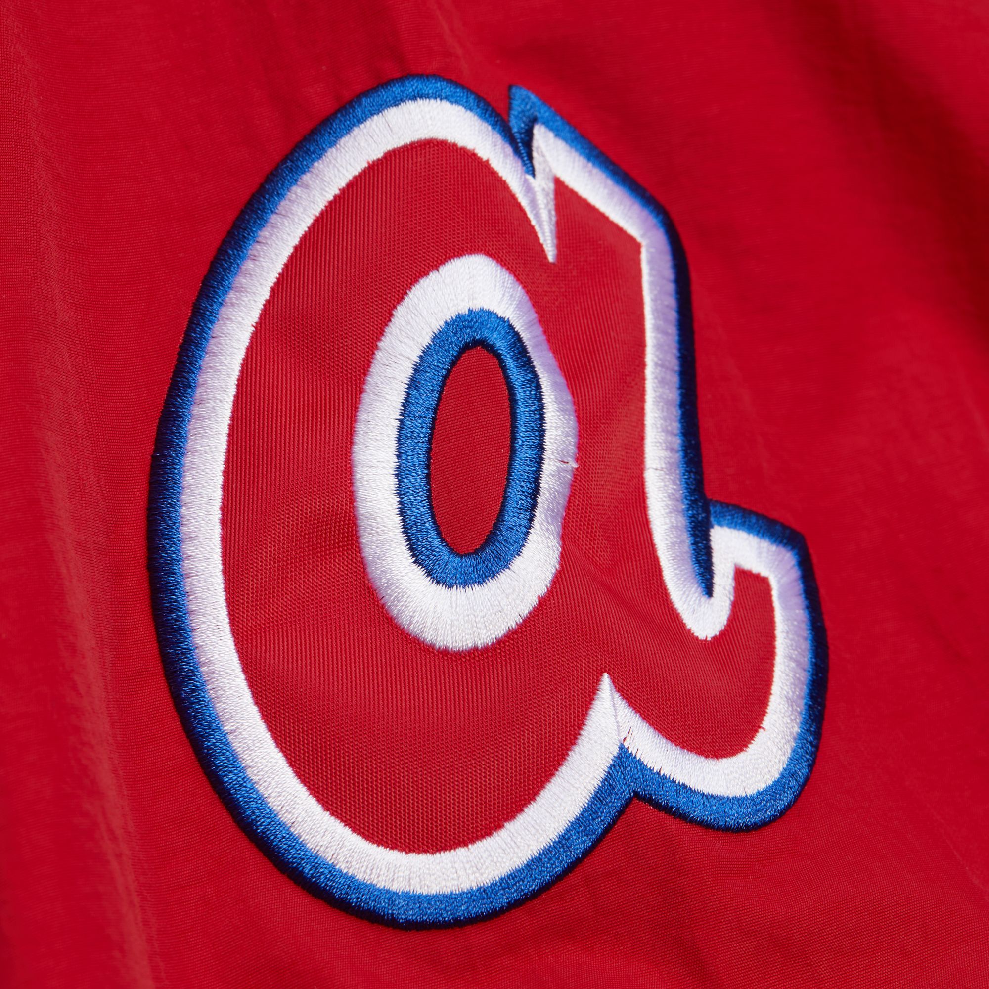 Mitchell & Ness Men's Atlanta Braves Royal Vintage Logo Pullover product image