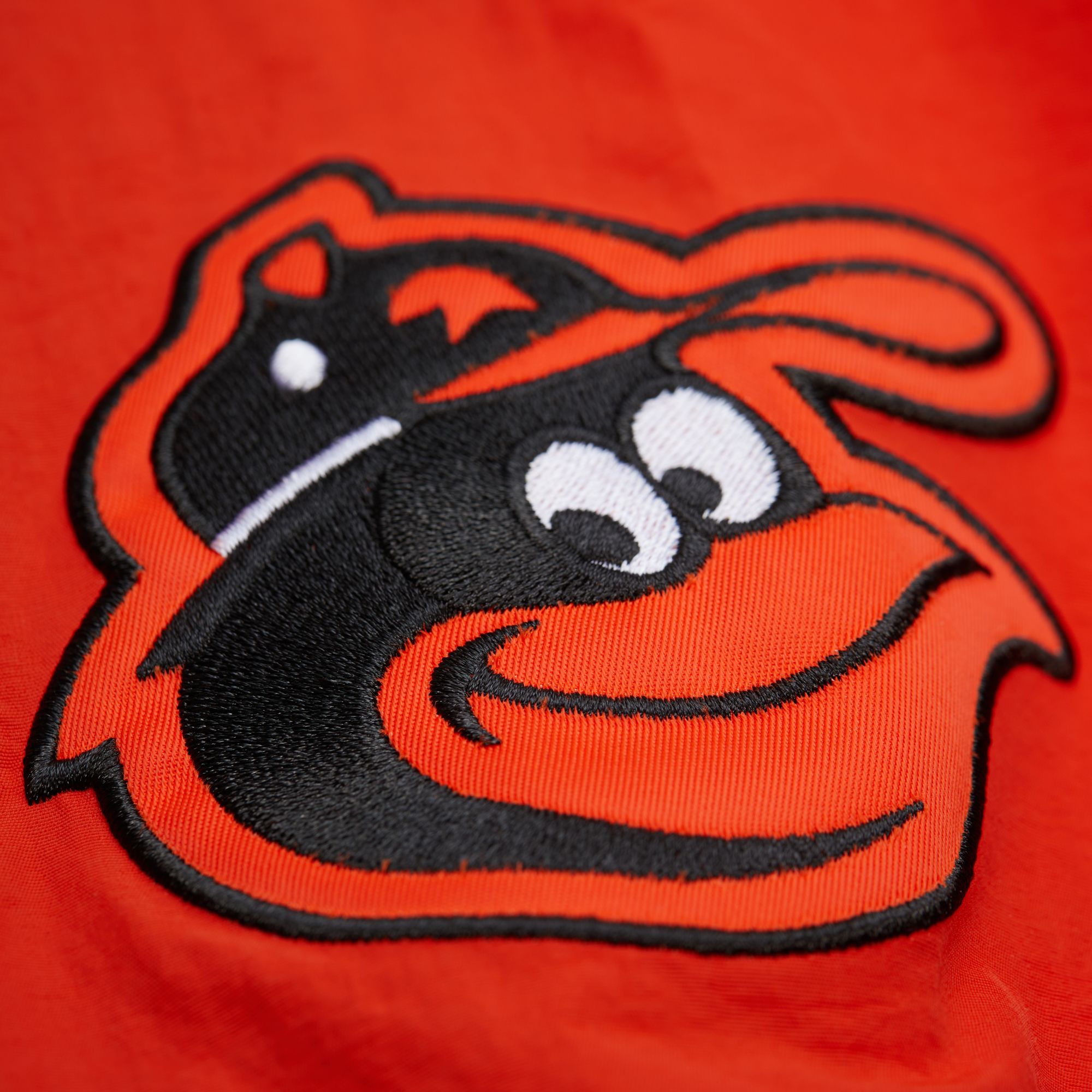 Mitchell & Ness Men's Baltimore Orioles Black Vintage Logo Pullover product image