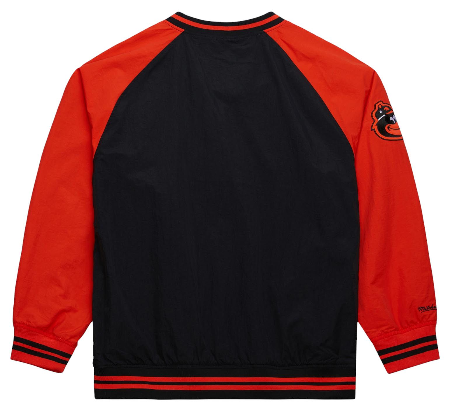 Mitchell & Ness Men's Baltimore Orioles Black Vintage Logo Pullover product image