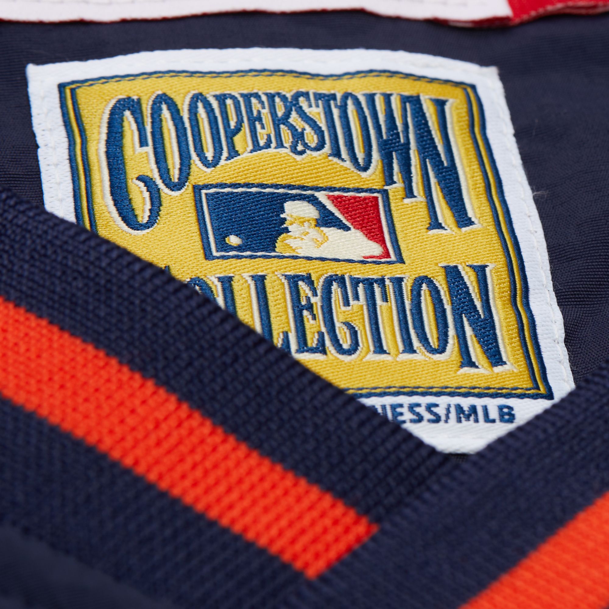 Mitchell & Ness Men's Houston Astros Navy Vintage Logo Pullover Sweatshirt product image